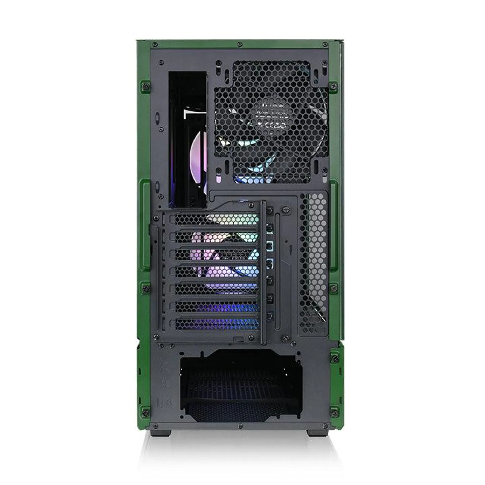 Ceres 350 MX Racing Green Mid Tower Chassis