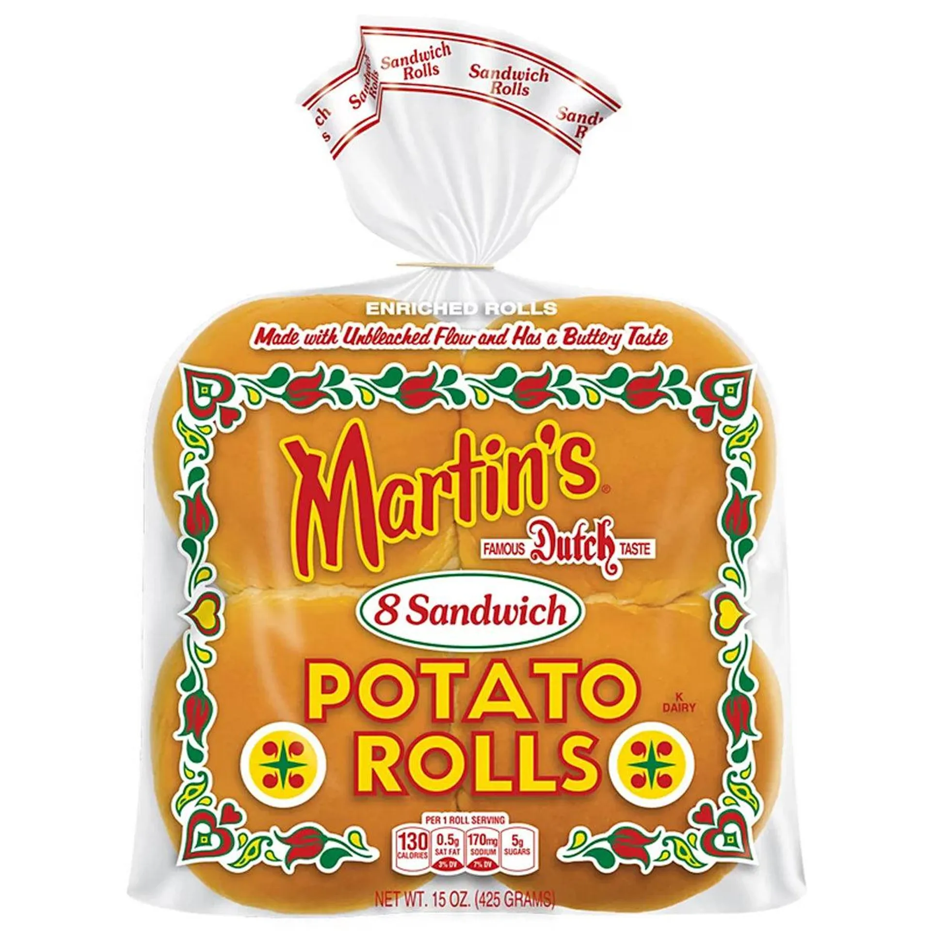 Martins Potato Rolls 15 oz