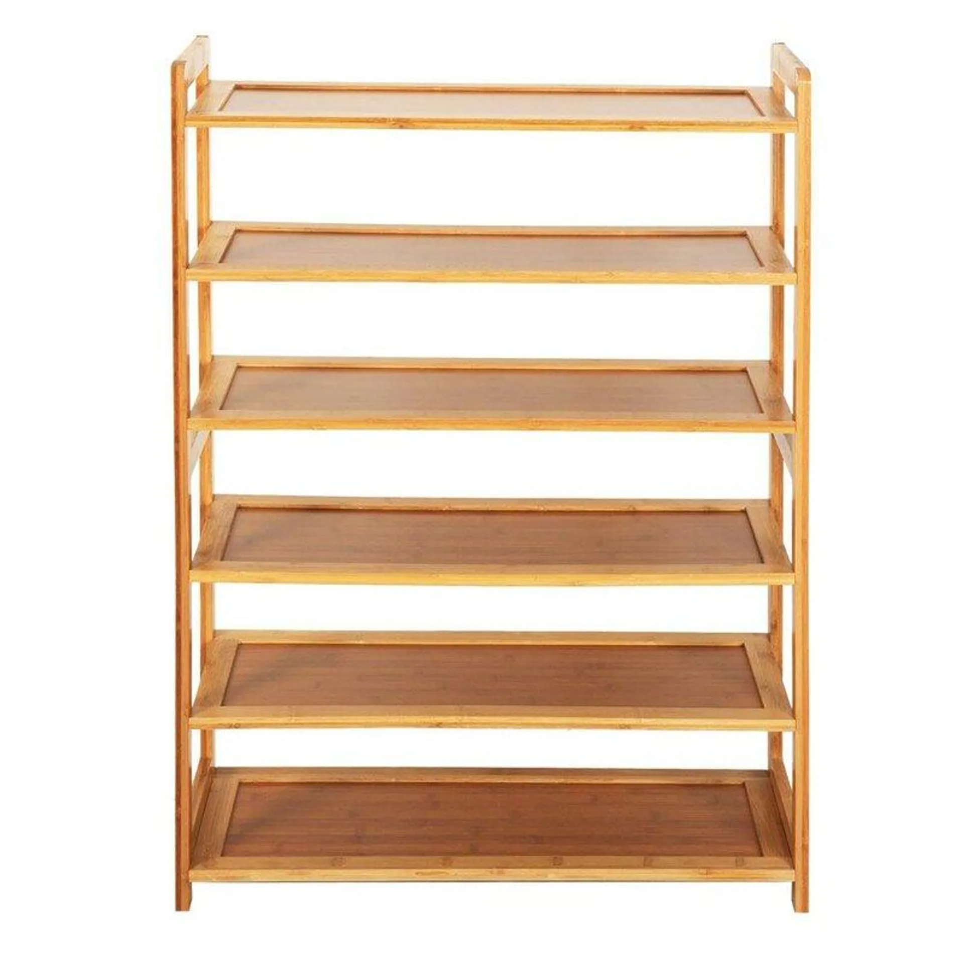 18 Pair Solid Wood Shoe Rack