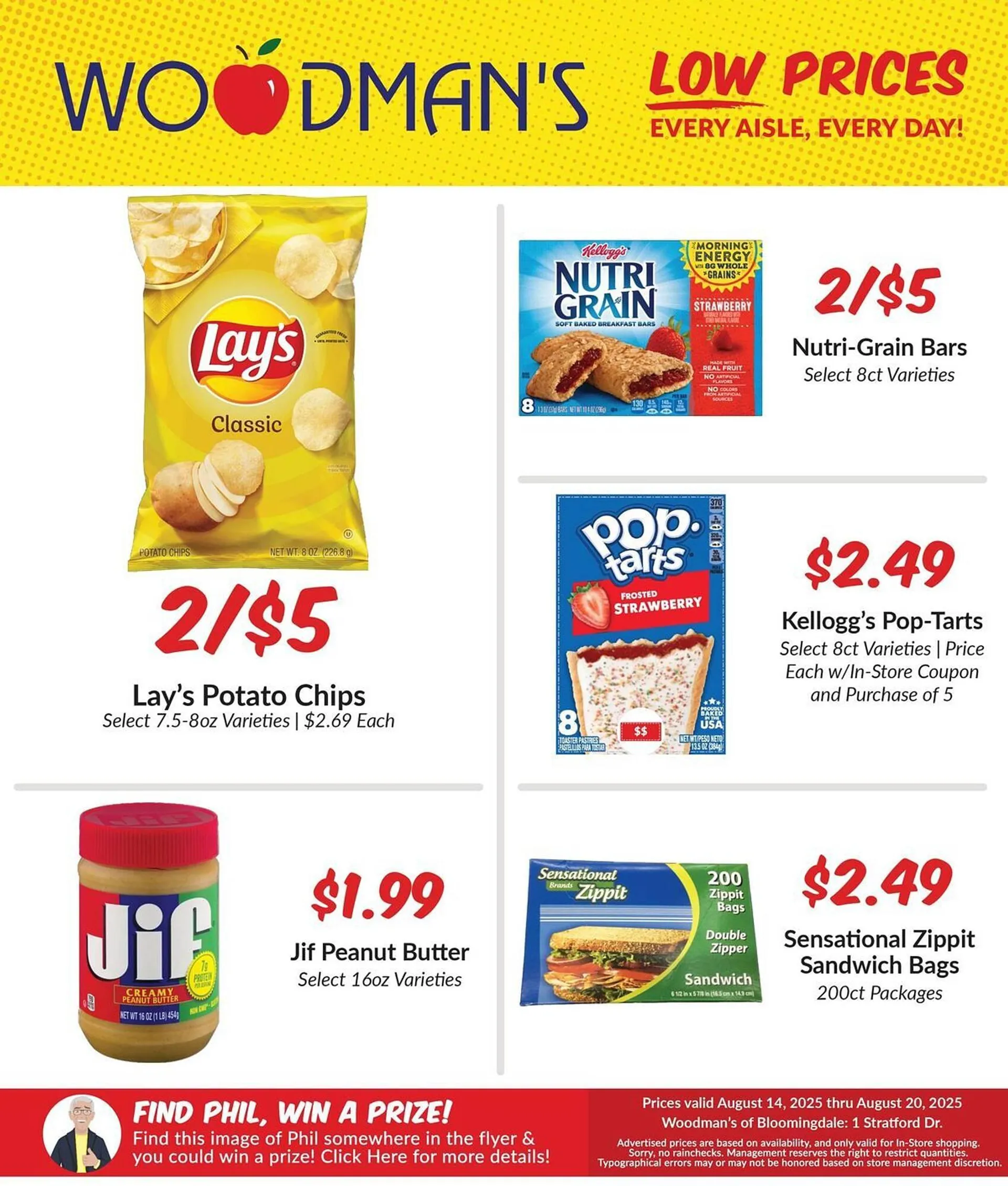Weekly ad Woodman's Weekly Ad from August 14 to August 20 2025 - Page 1