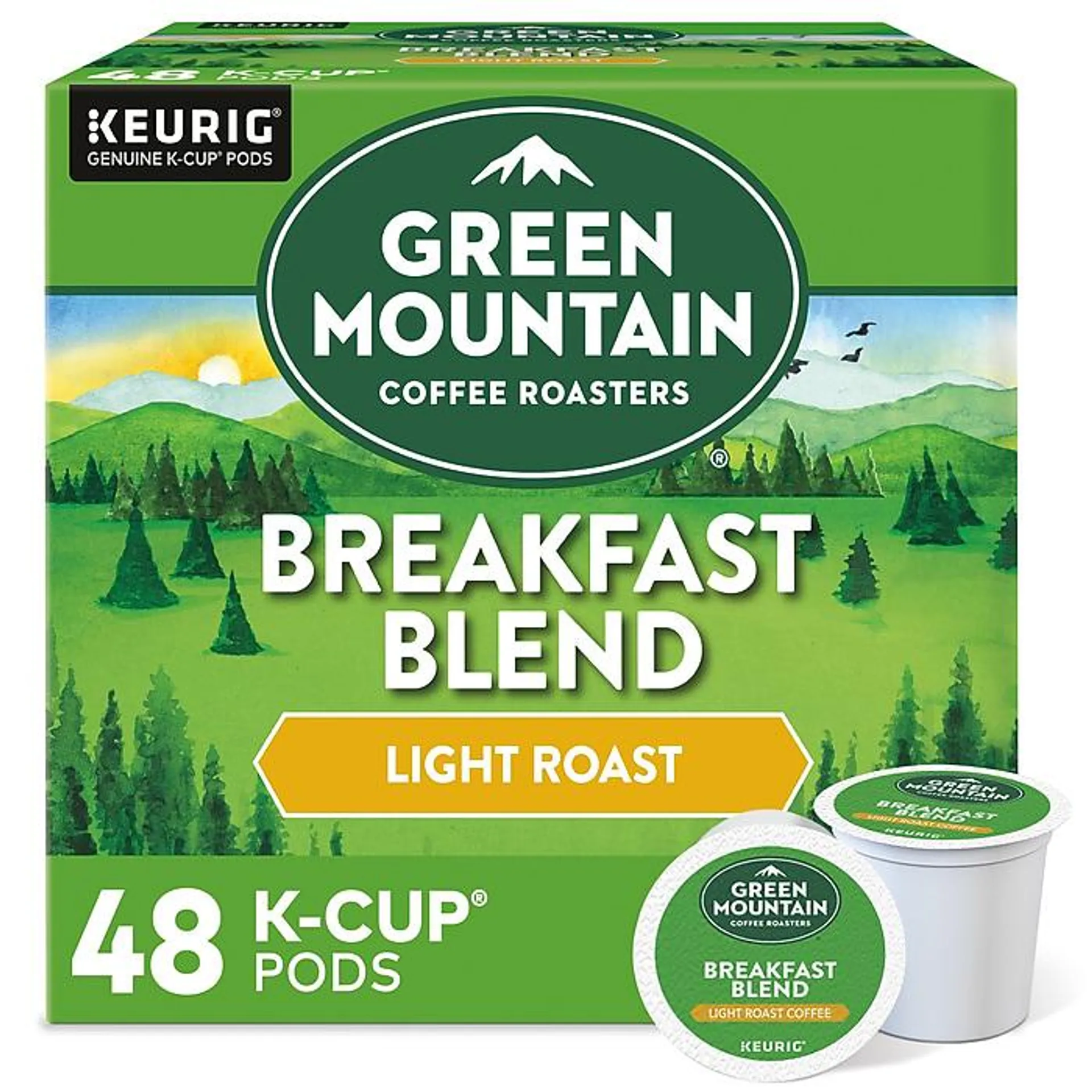Green Mountain Coffee Roasters Breakfast Blend Coffee Keurig® K-Cup® Pods,