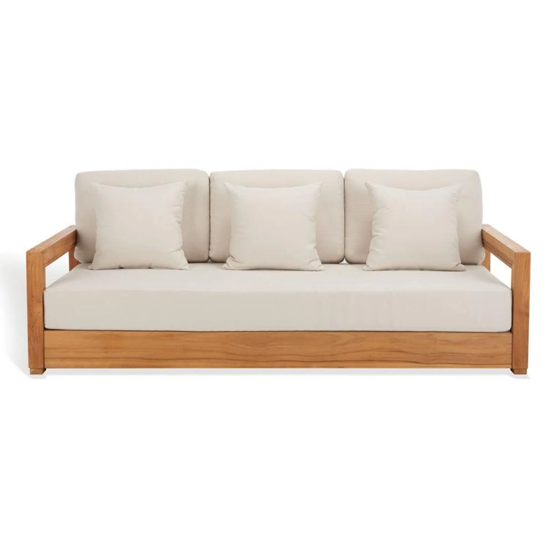 Melrose 76.55'' Teak Outdoor Sofa