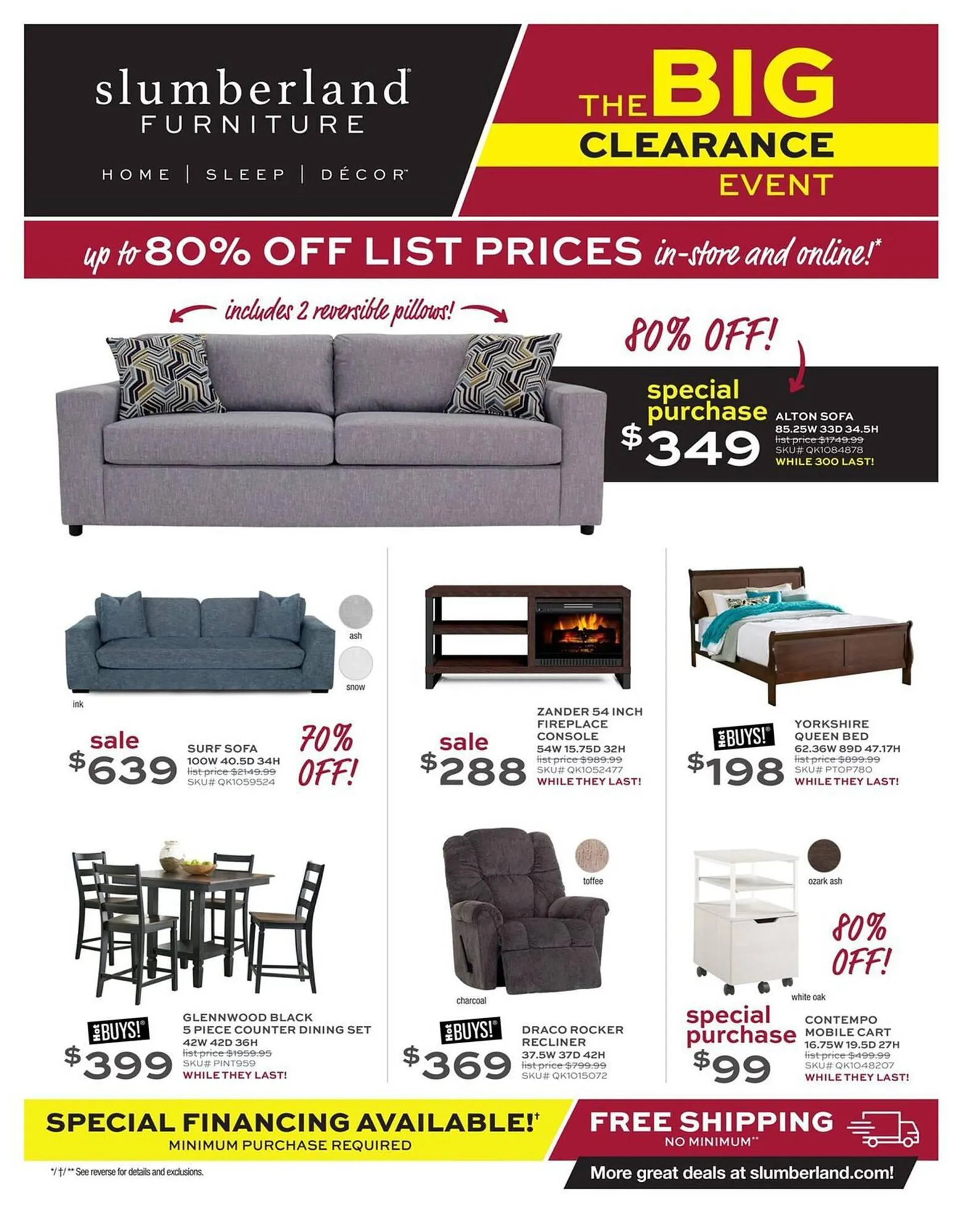 Weekly ad Slumberland Furniture Weekly Ad from December 13 to December 31 2023 - Page 