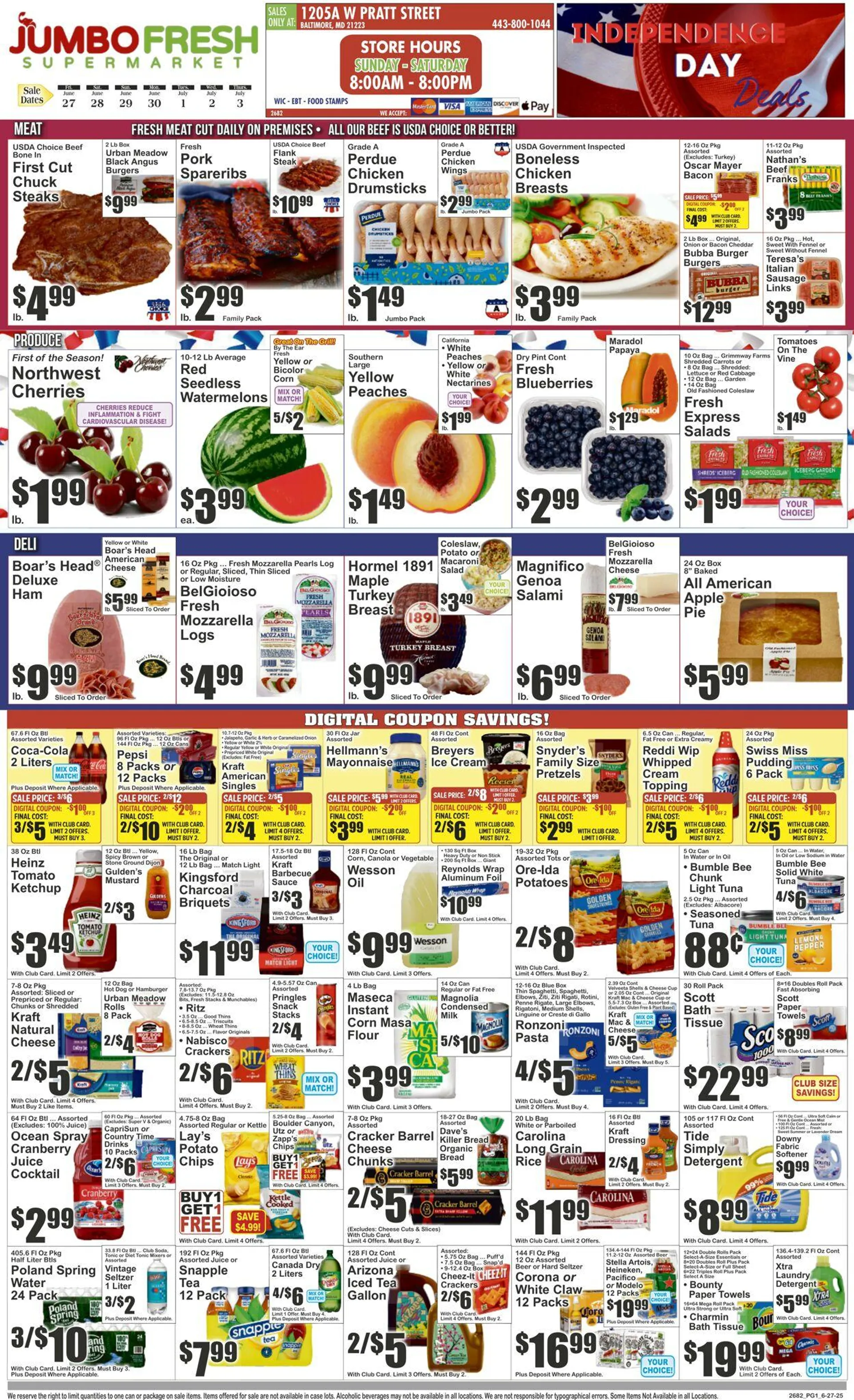 Weekly ad Key Food Current weekly ad from June 27 to July 3 2025 - Page 1