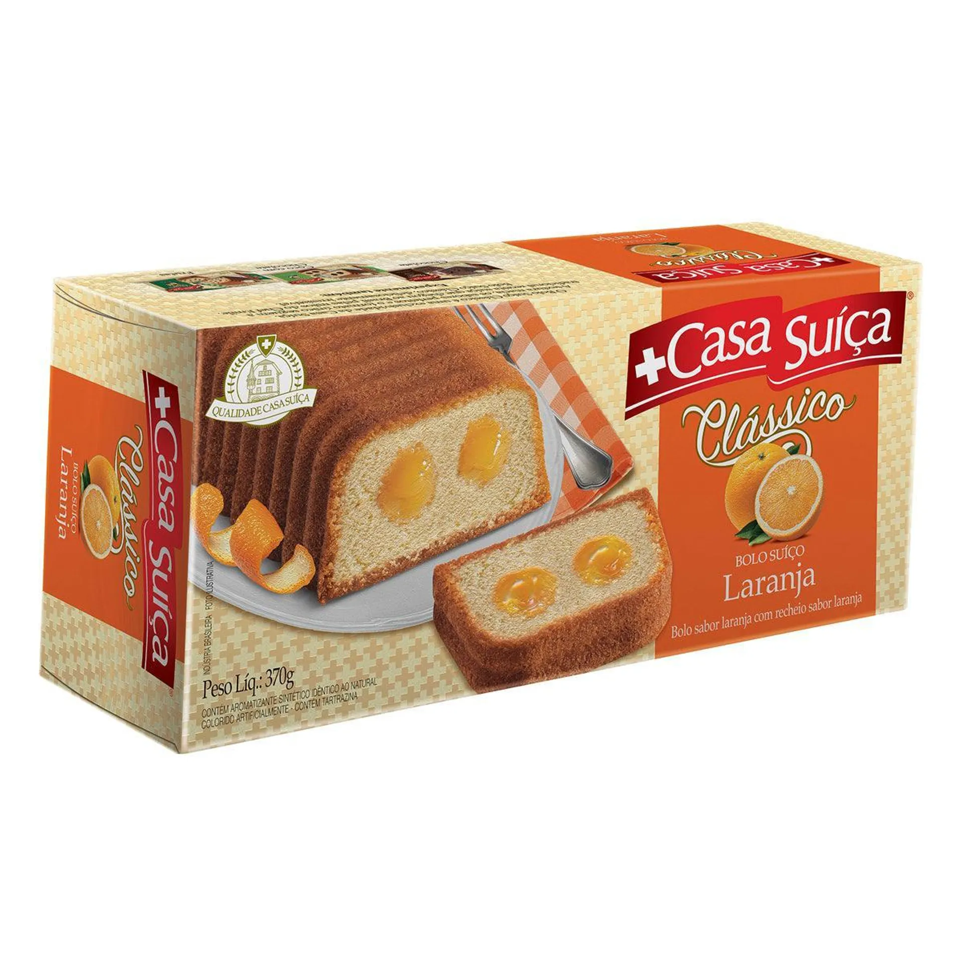 Casa Suica Bolo Laranja Classico 13.02oz