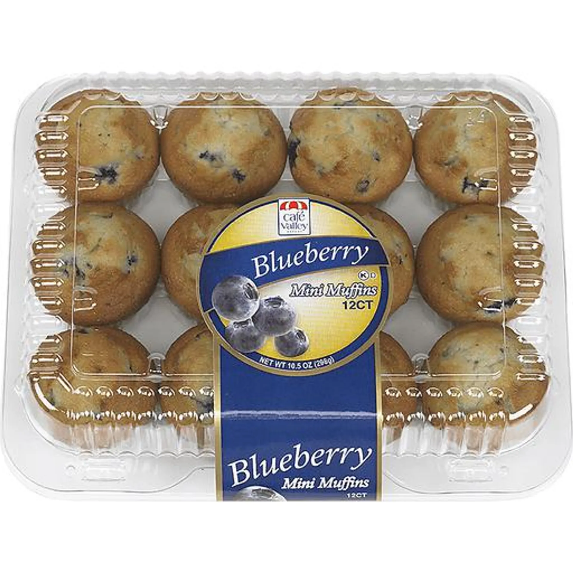 Cafe Valley Mini Blueberry Muffins