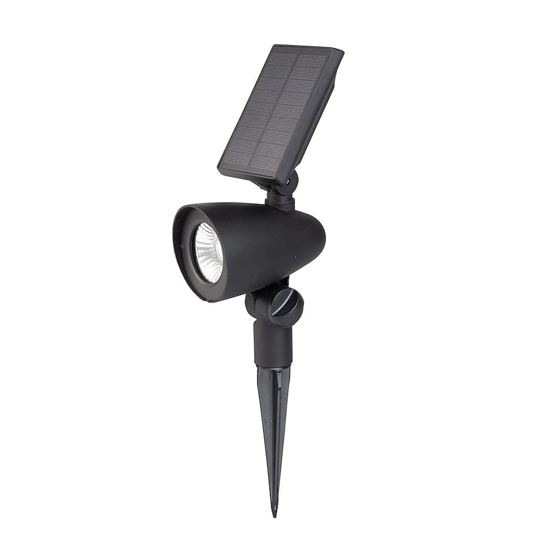 Harbor Breeze 60 -Lumens 1 -Watt Black Solar LED Spot light