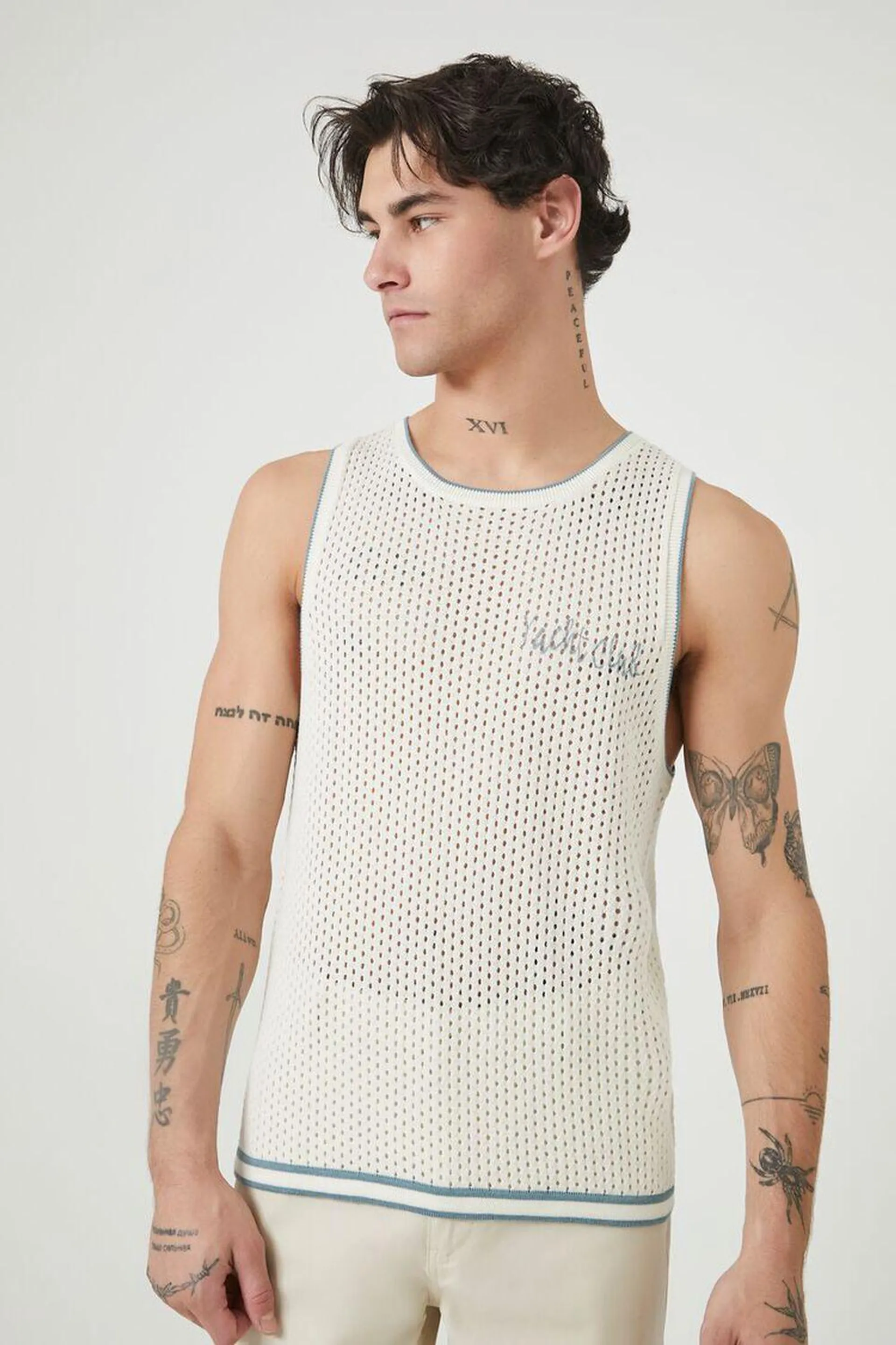 Mesh Yacht Club Tank Top