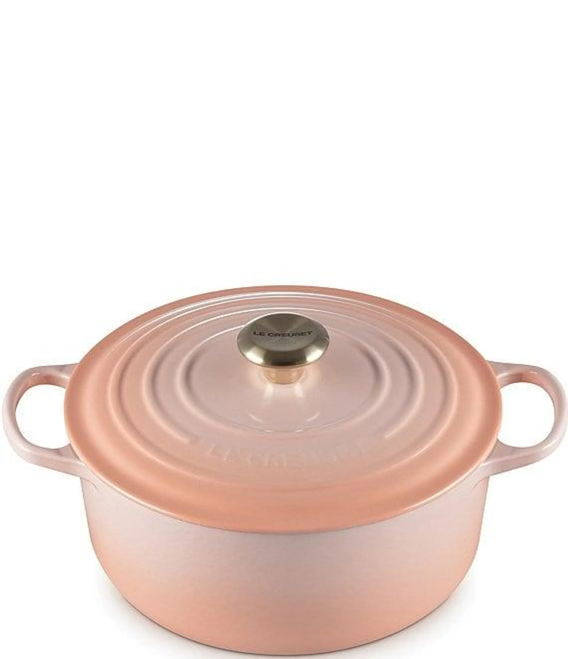 Signature 5.5-qt. Round Enameled Cast Iron Dutch Oven with Stainless Steel Knob