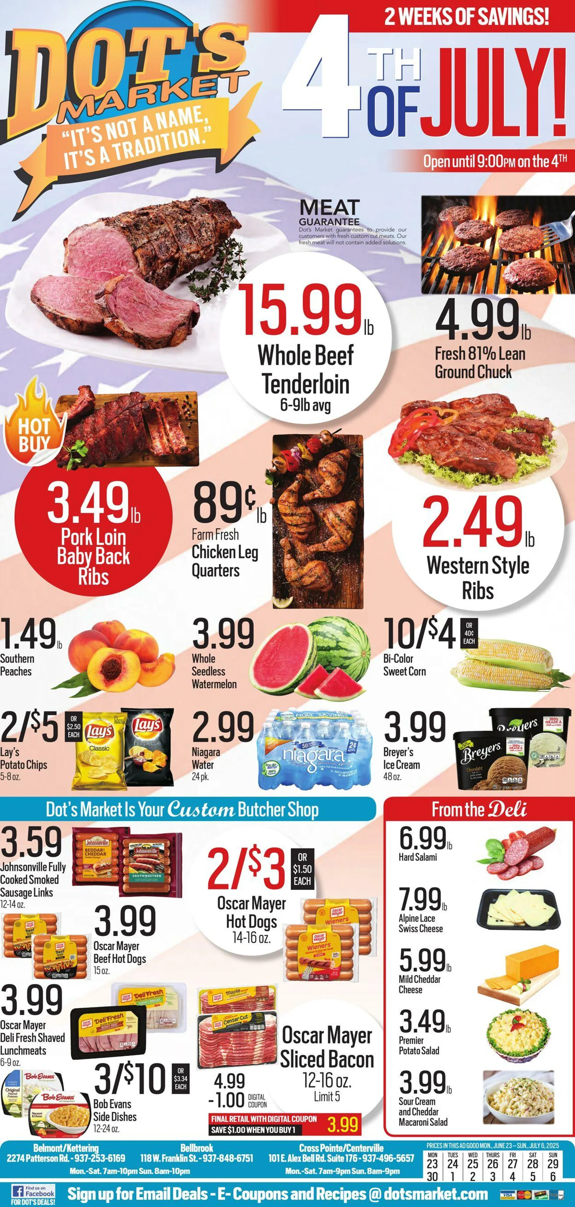 Weekly ad Dot's Market from June 24 to July 1 2025 - Page 1