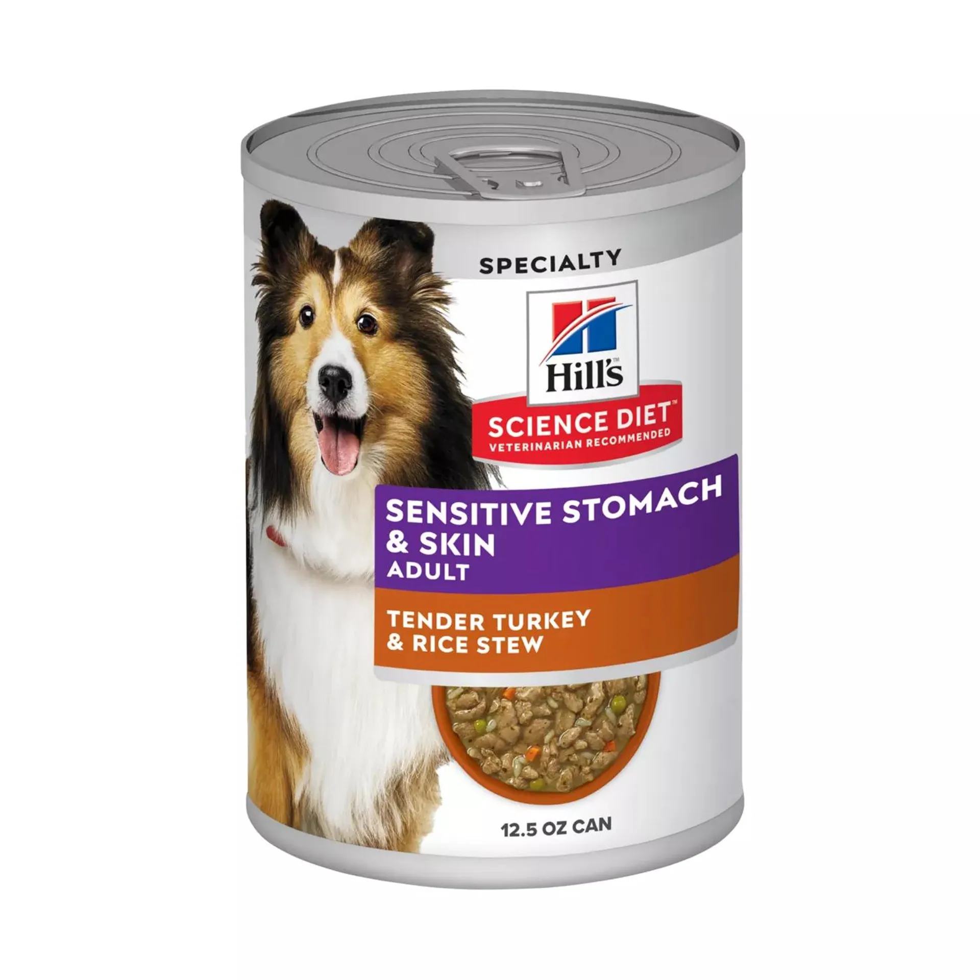 Hill's® Science Diet® Sensitive Stomach & Skin Adult Wet Dog Food - Turkey & Rice, 12.5 oz