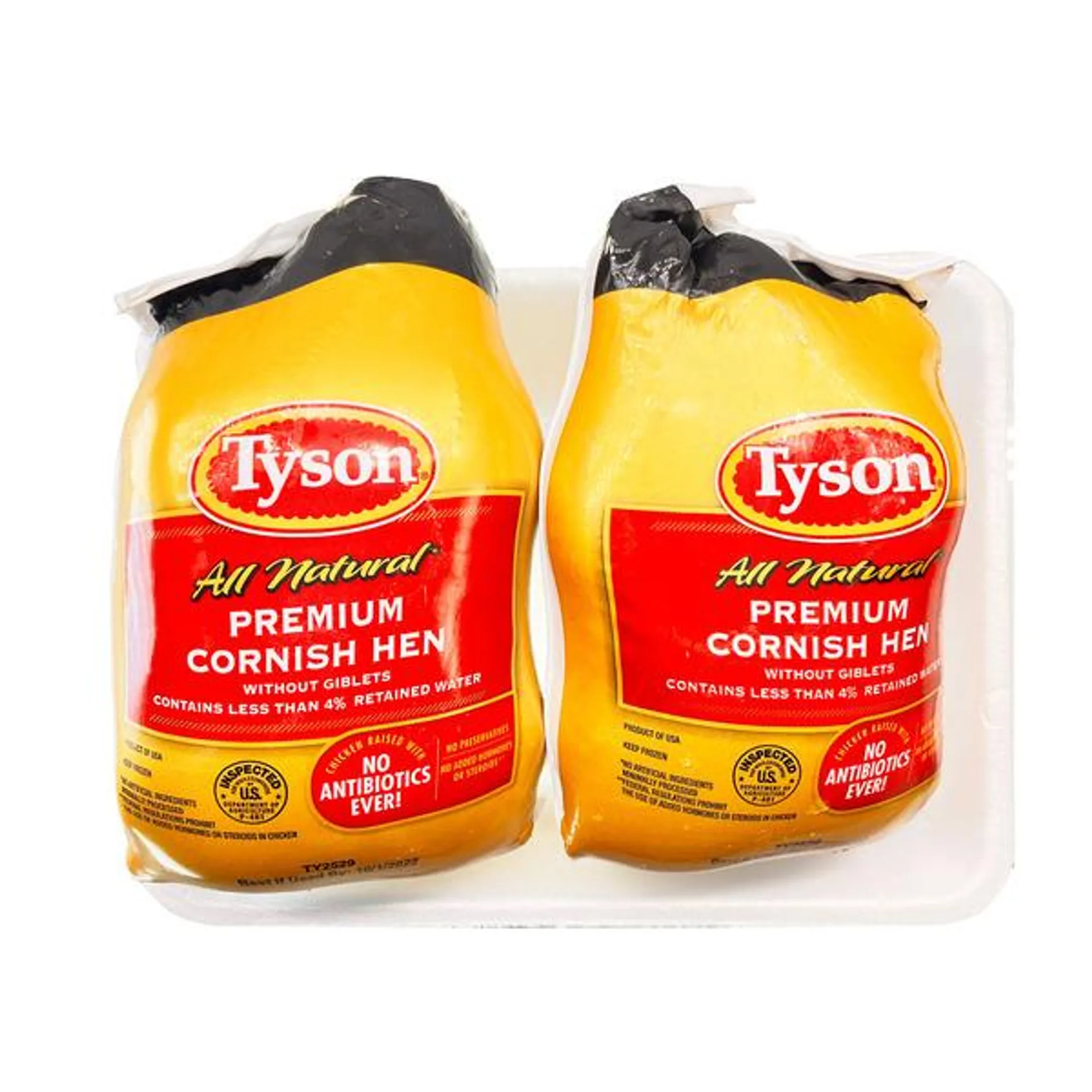 Tyson FROZEN CORNISH HEN TWIN PK