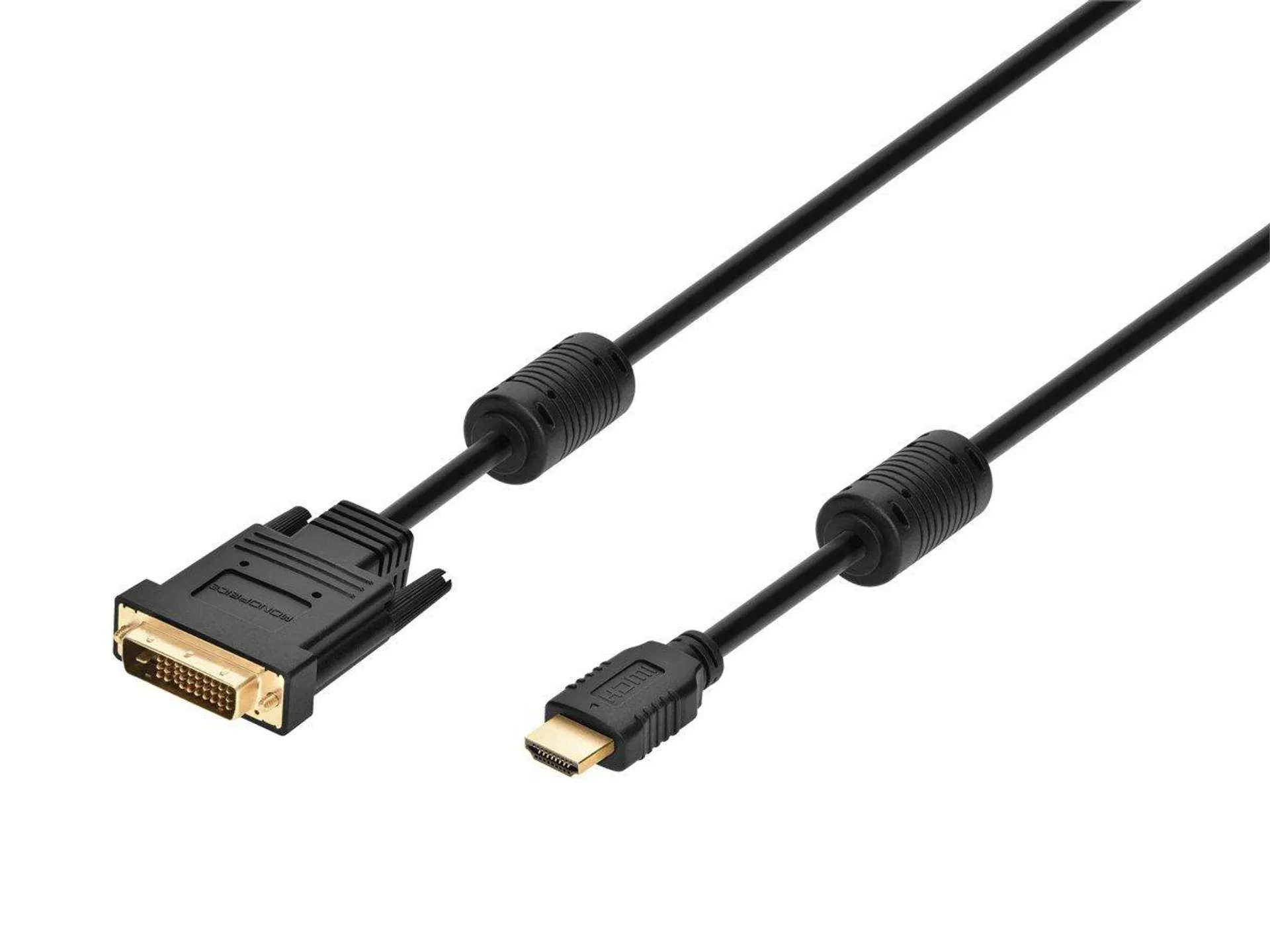 Monoprice HDMI to DVI-D Dual Link M1-D (P&D) Cable 28AWG 6ft Black