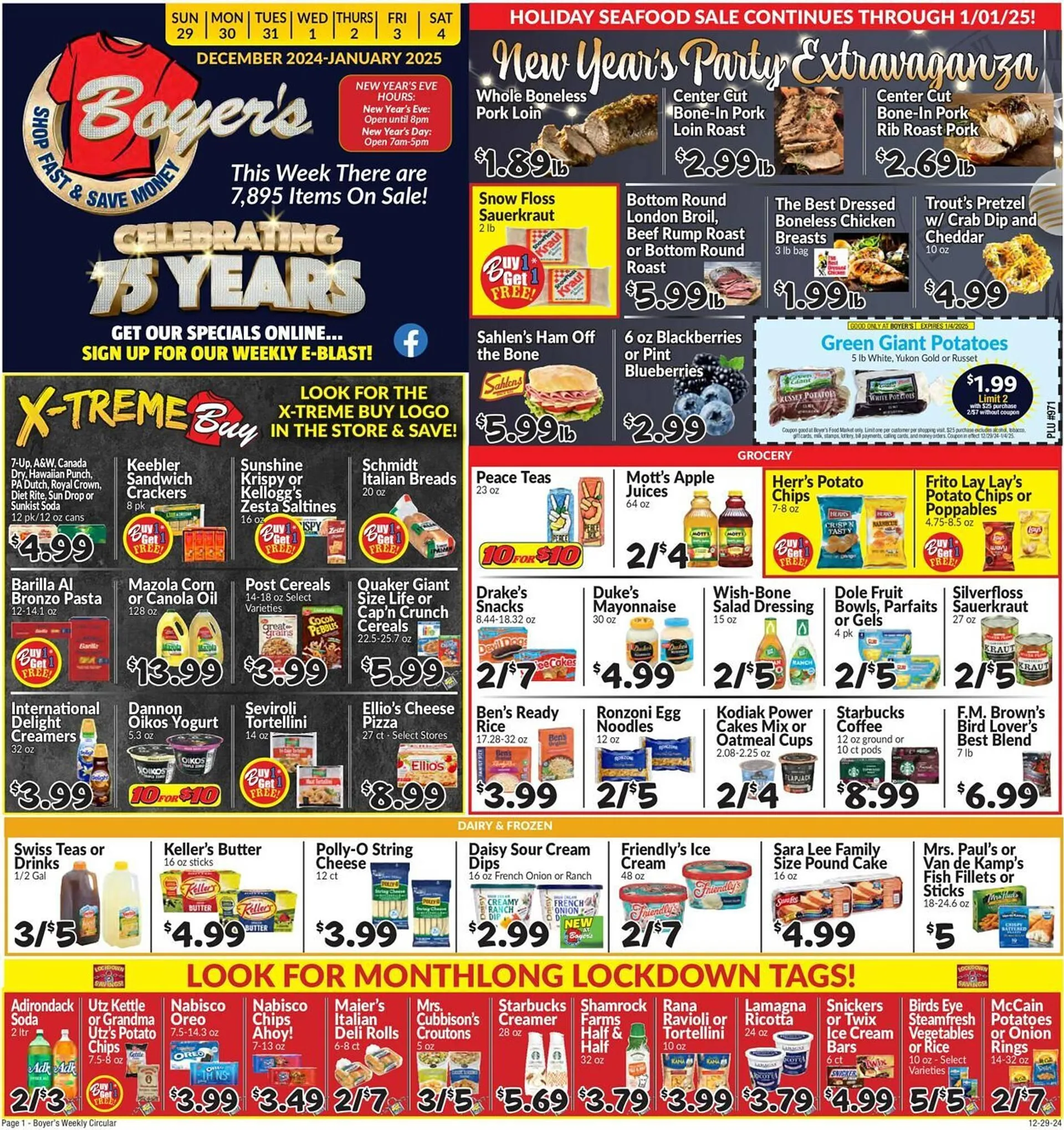 Weekly ad Boyer's Food Markets Weekly Ad from December 29 to January 25 2025 - Page 3