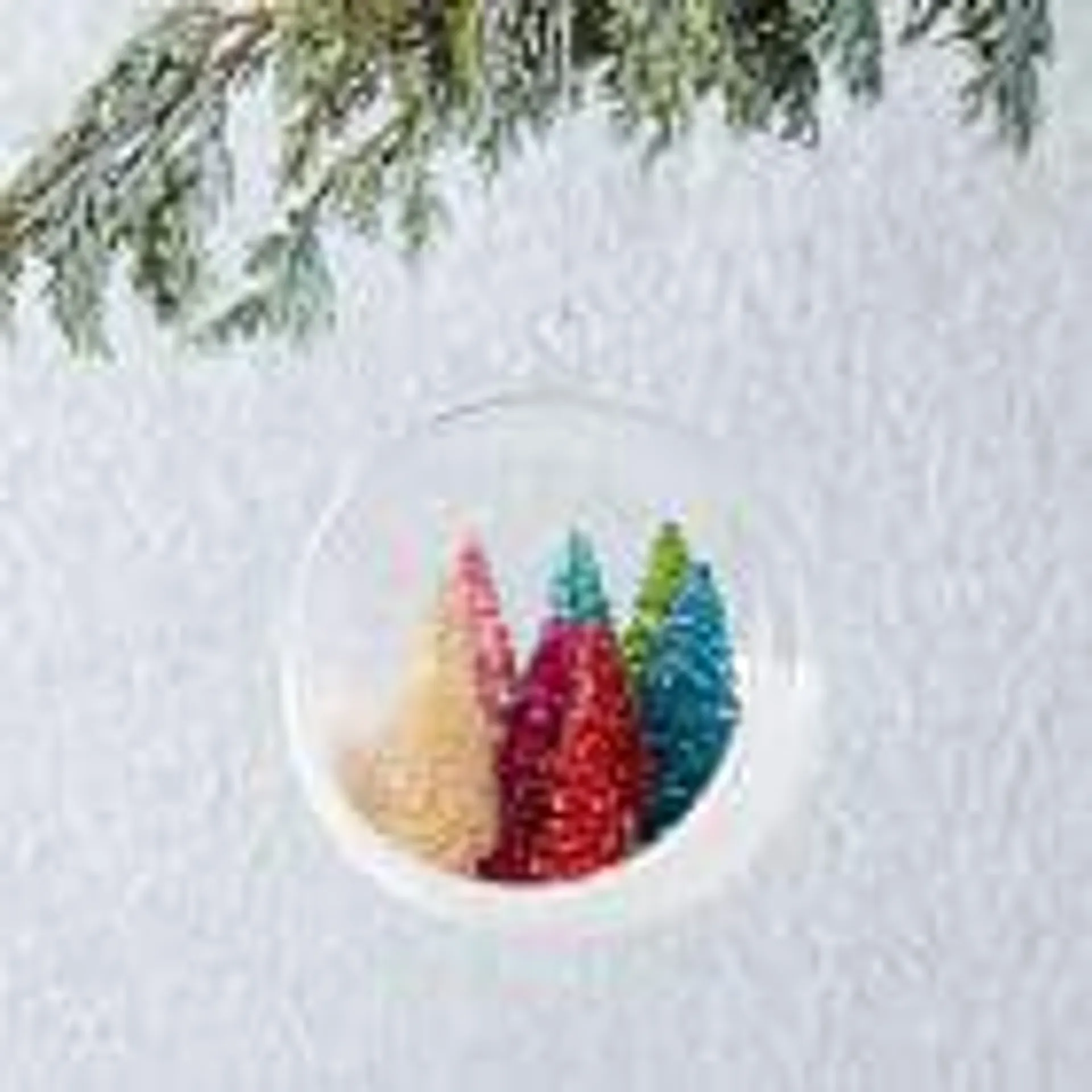 Forest In Glass Ball Ornament