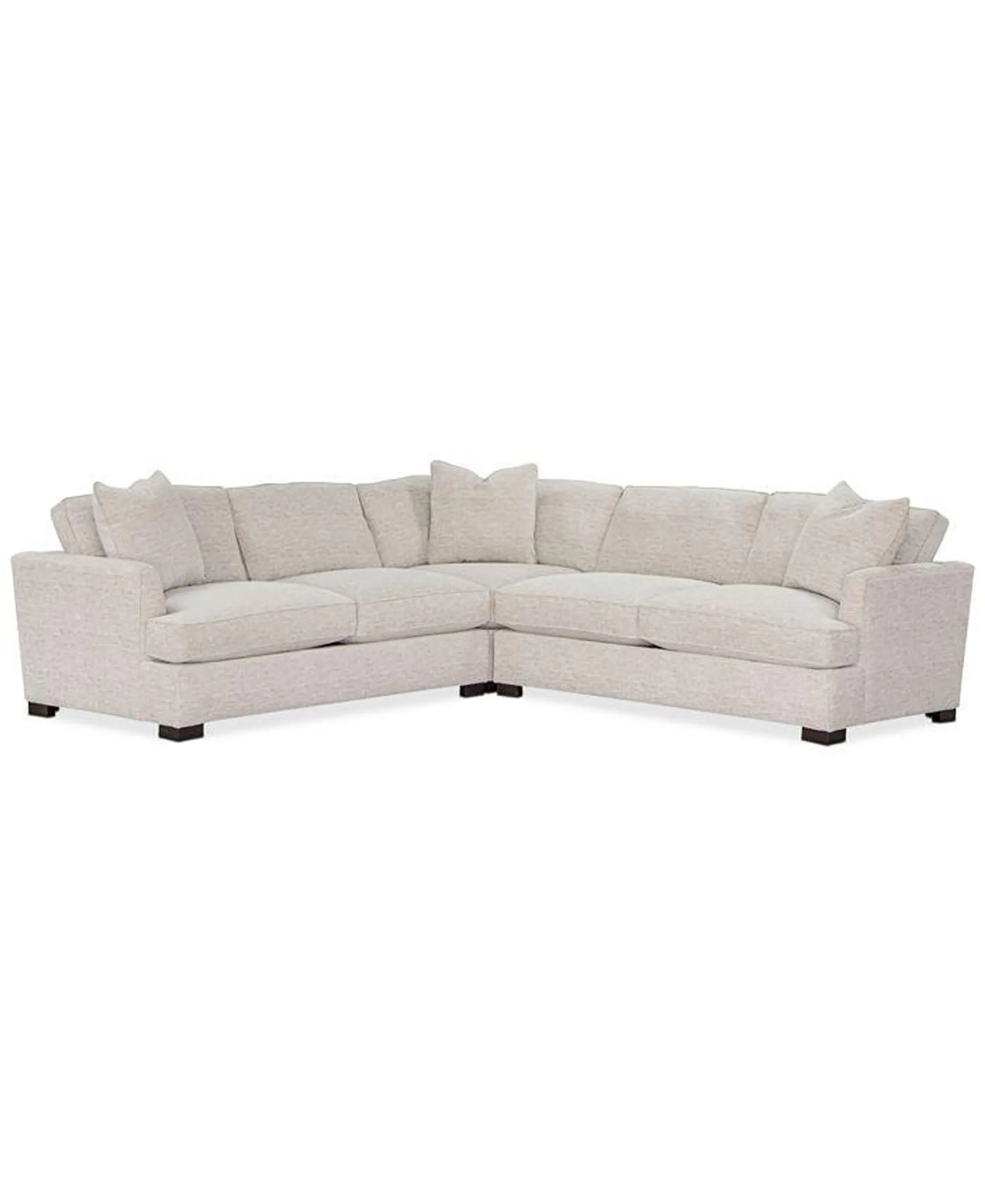 CLOSEOUT! Juliam 3-Pc. Fabric "L" Shape Sectional Sofa, Created for Macy's