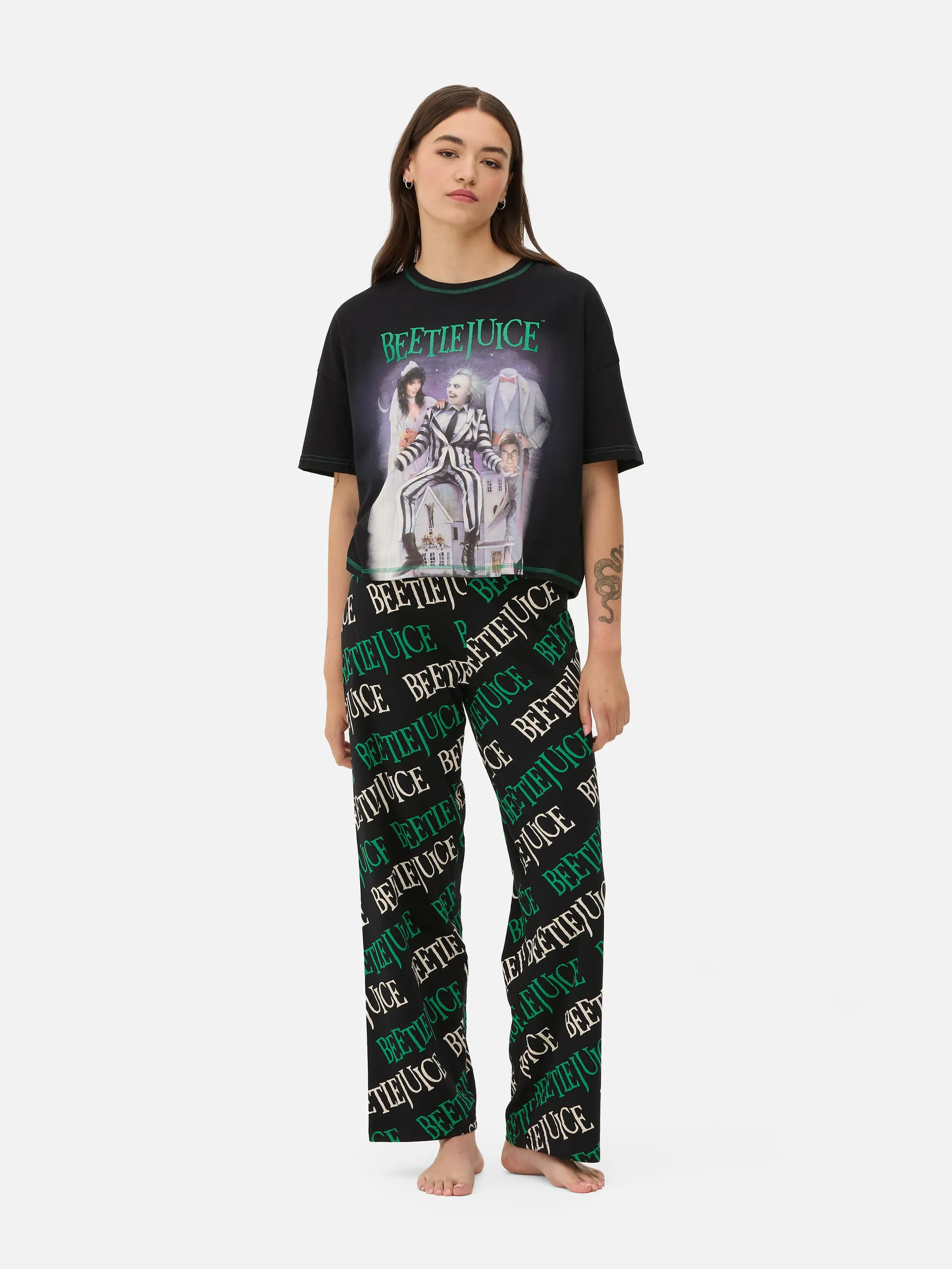 Beetlejuice Logo Pyjama Set