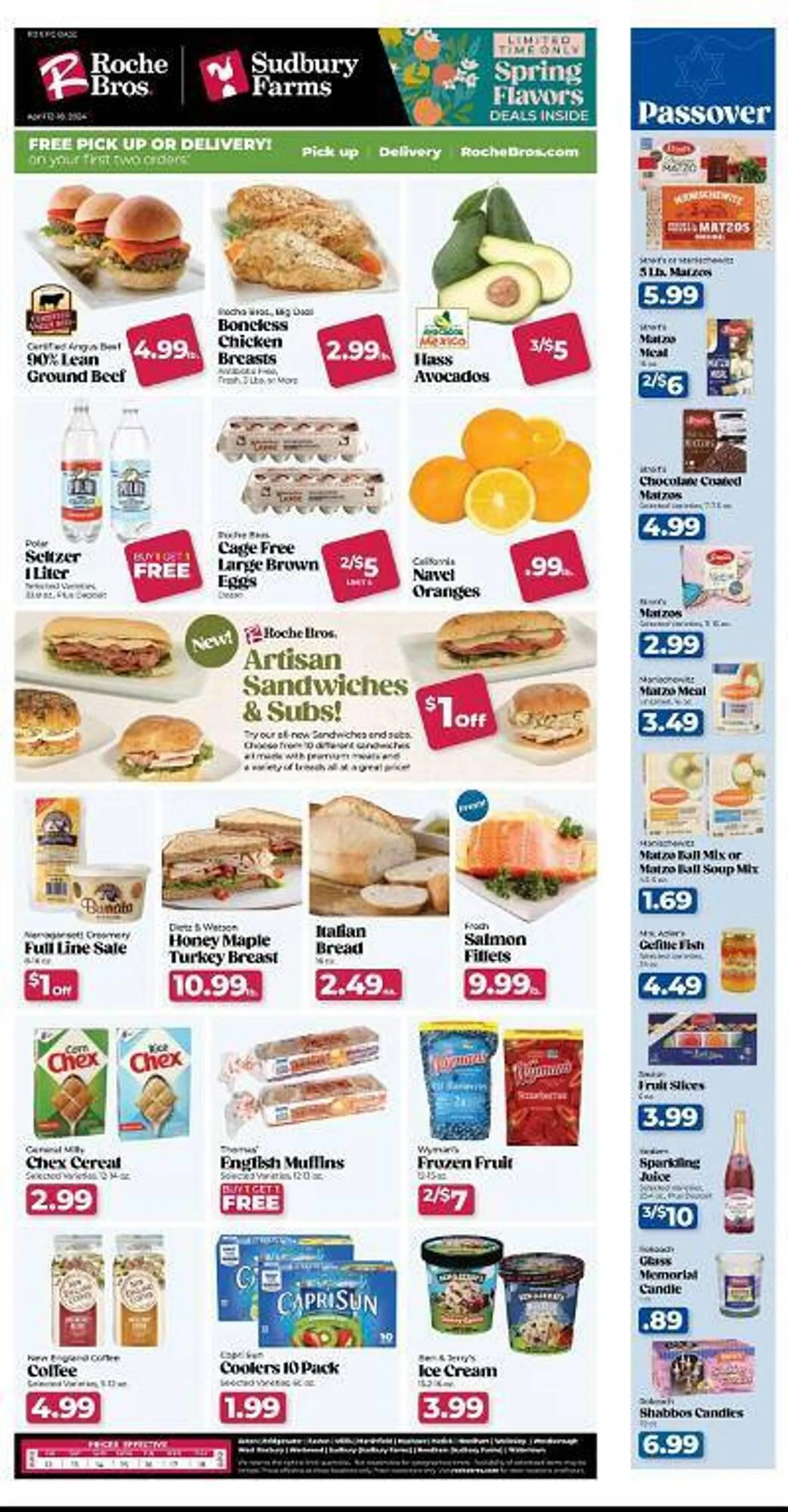 Weekly ad Roche Bros Weekly Ad from April 12 to April 18 2024 - Page 1