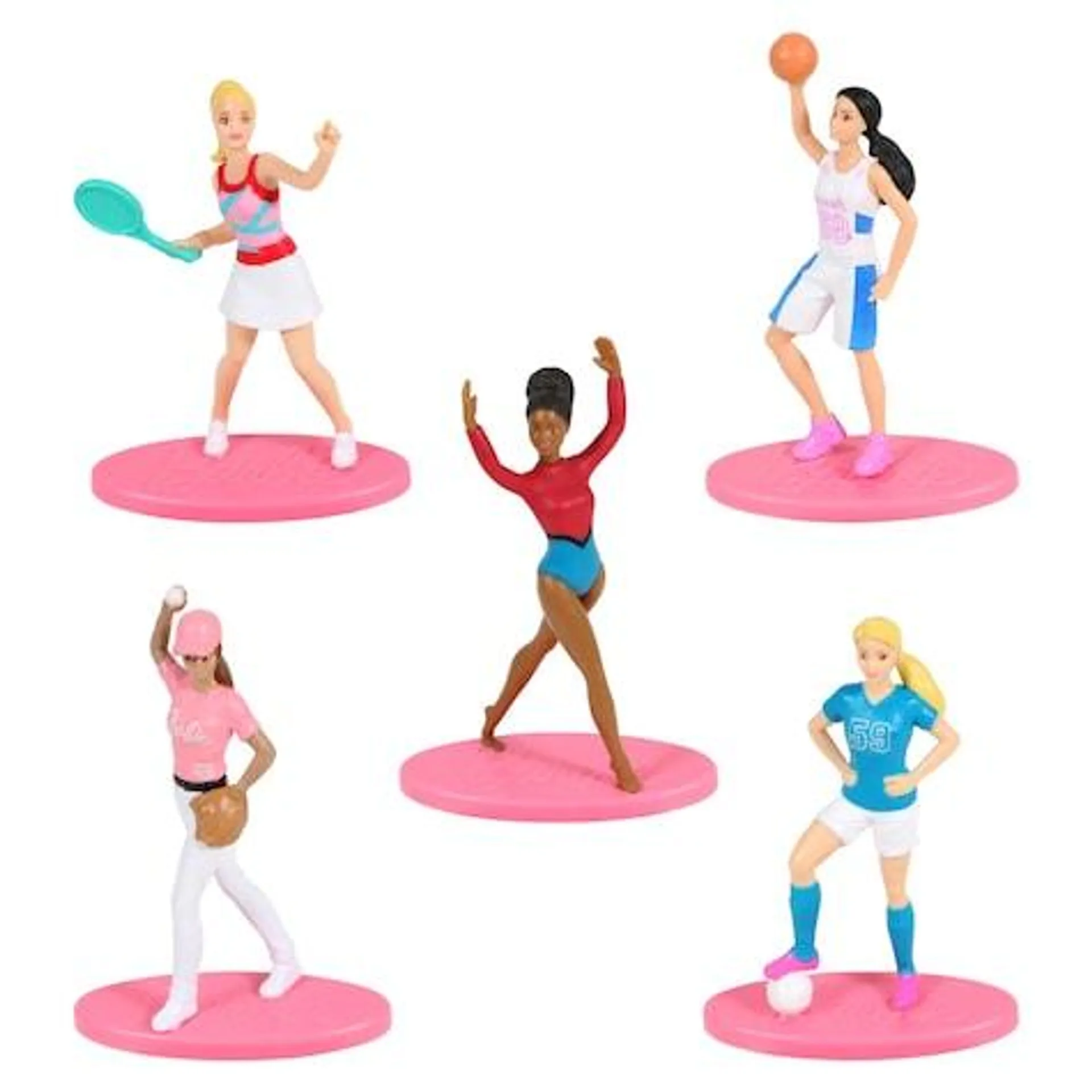 Barbie Mini Figurines, 2.875 in.