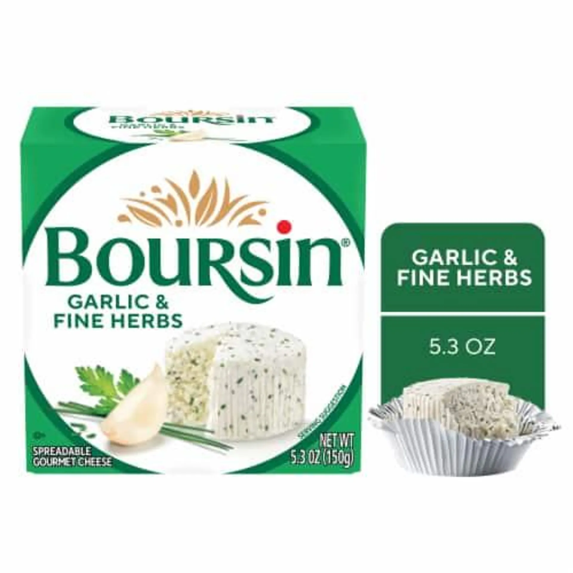 Boursin Garlic & Fine Herbs Gourmet Cheese