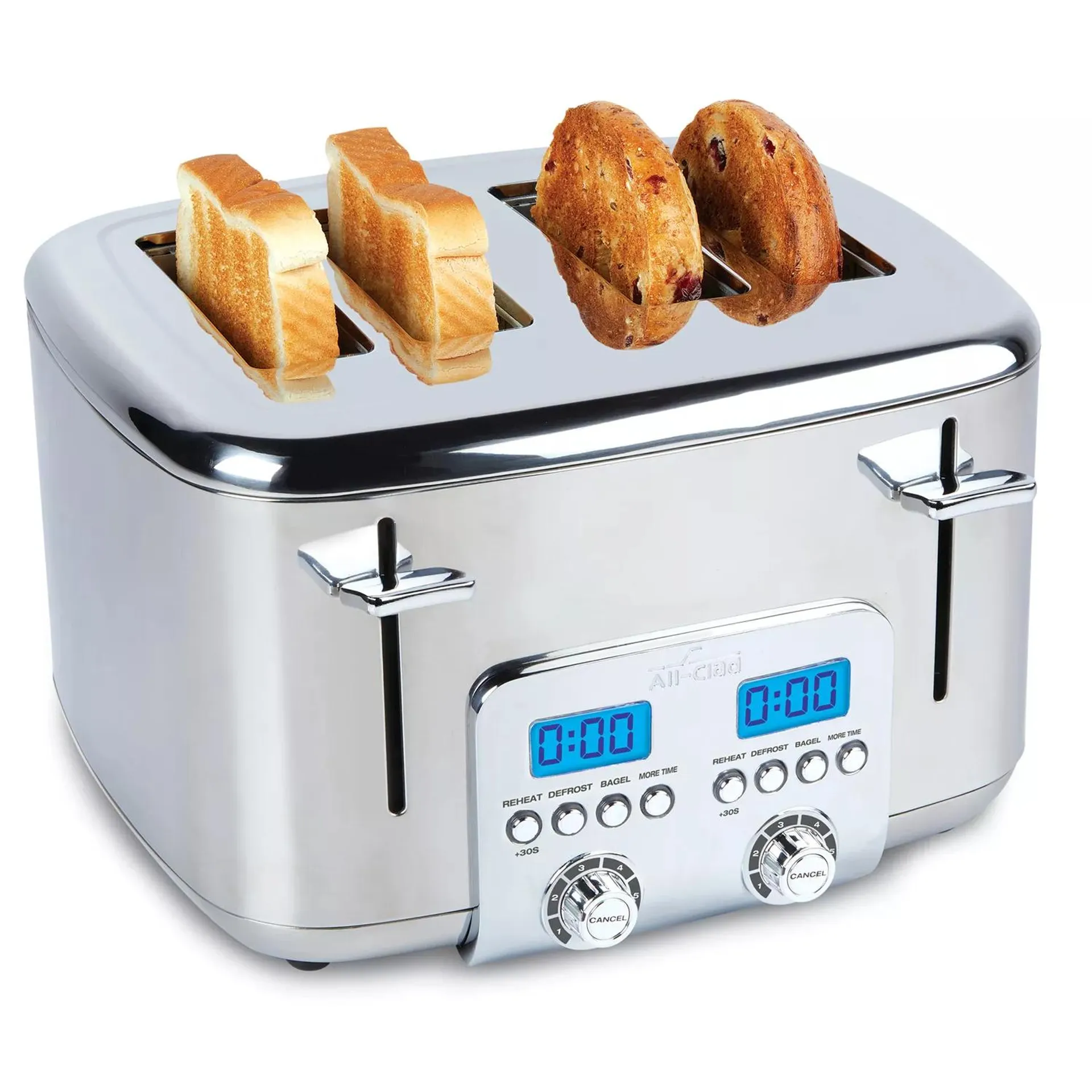 All-Clad Stainless Steel 4-Slice Digital Toaster