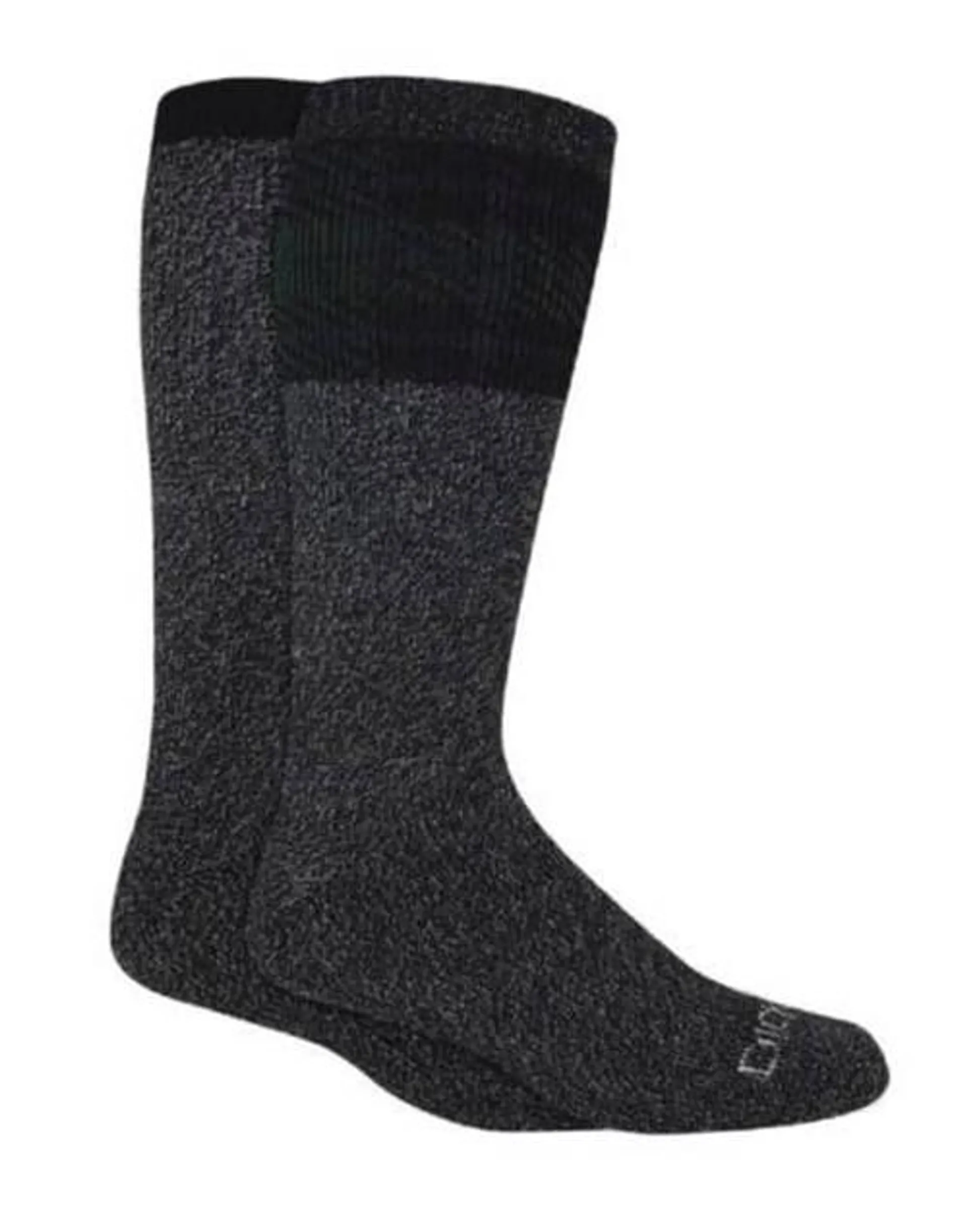 Dickies Men's Black Charcoal Brushed Thermal Crew Socks - Assorted, 2 Pk
