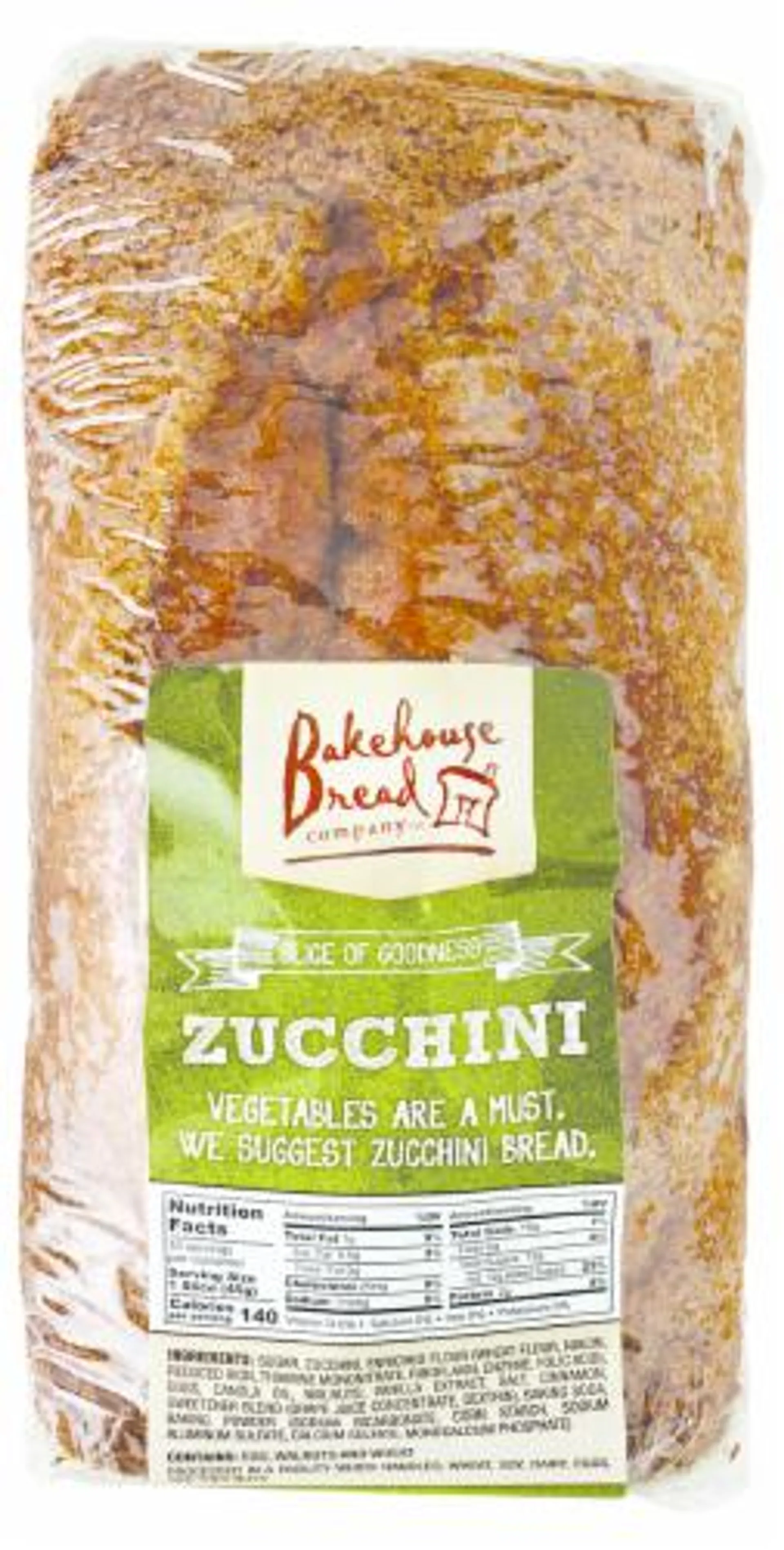 Bakehouse All Natural Zucchini Bread