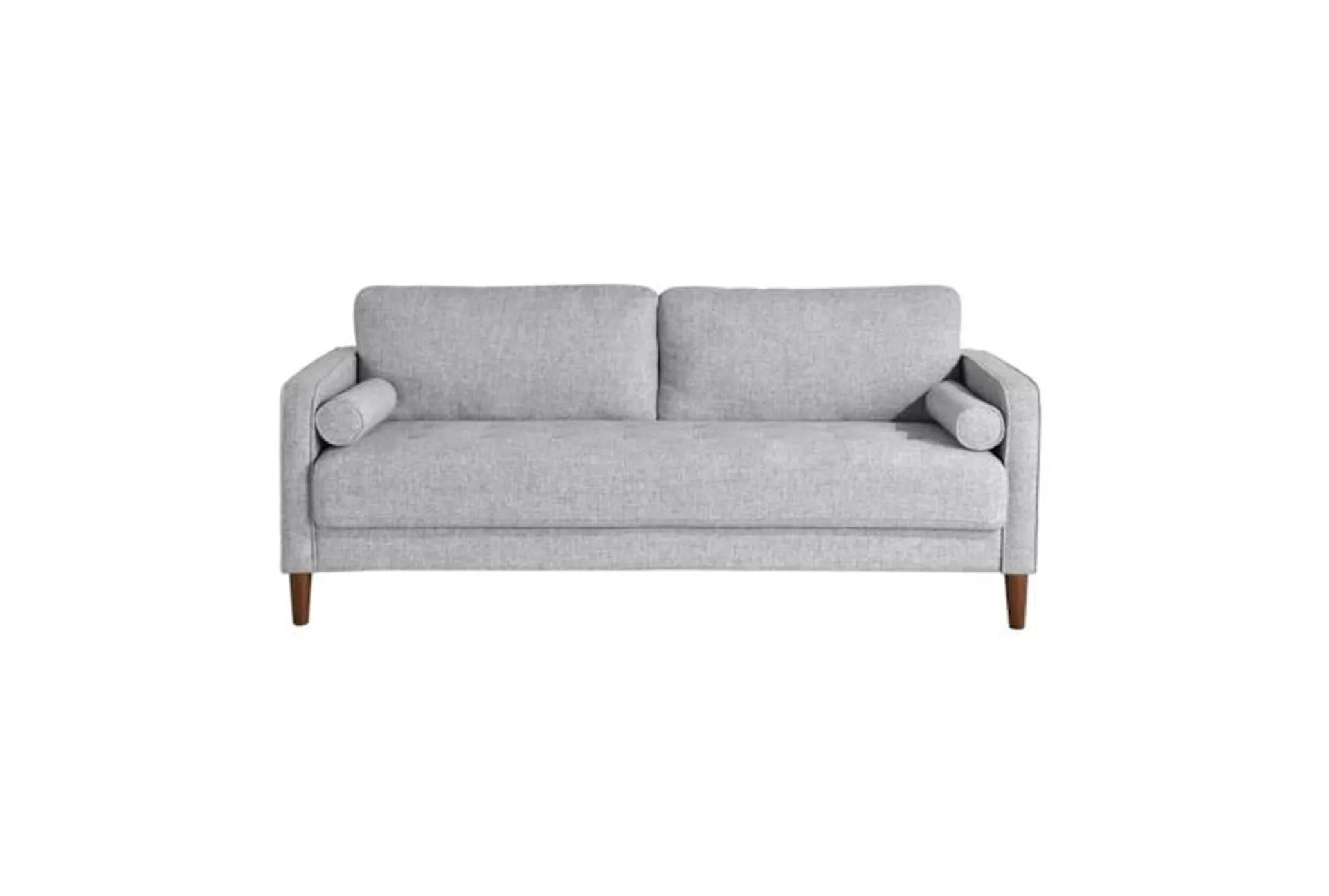 Langford Light Grey Fabric 76" Sofa