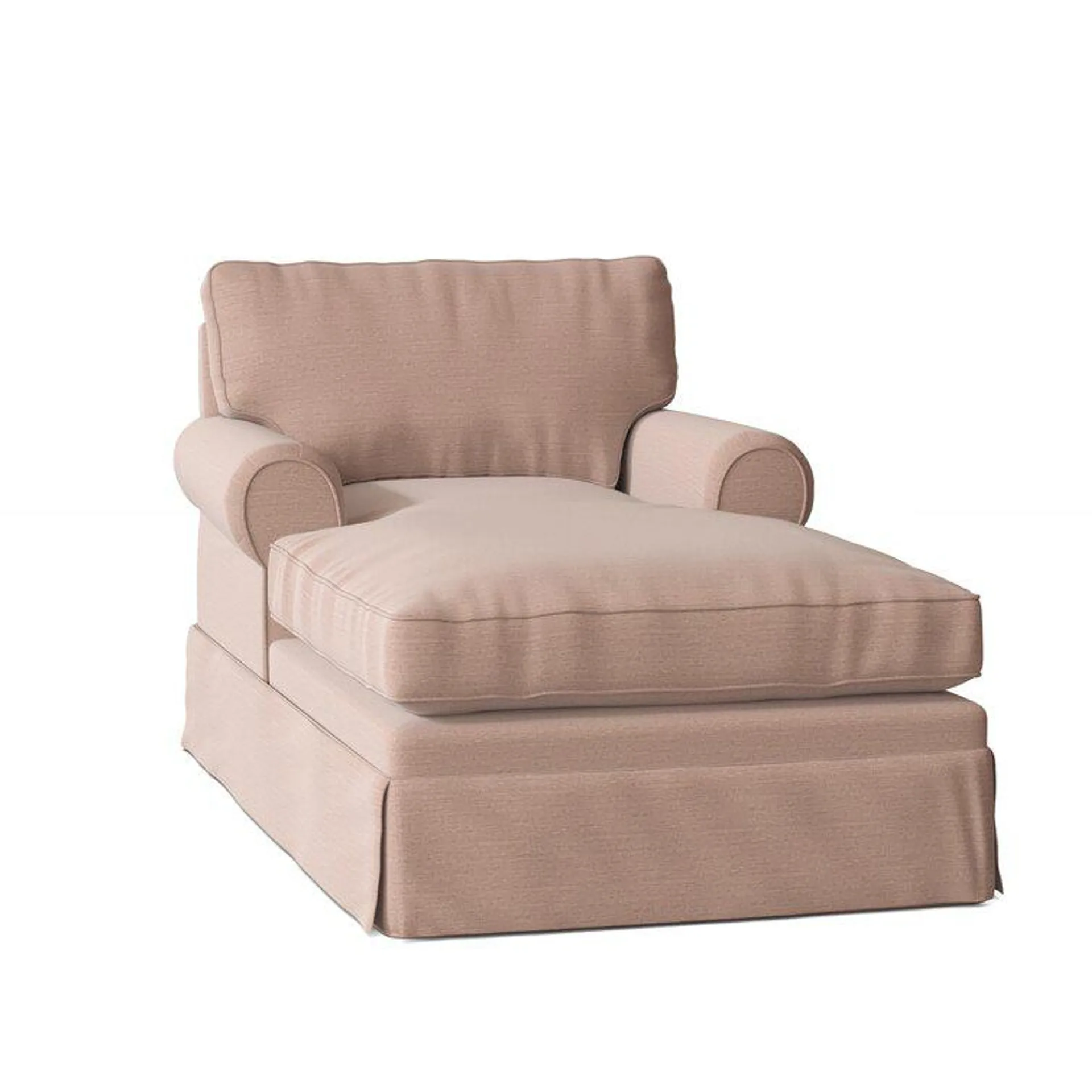 Cade Slipcovered Chaise Lounge