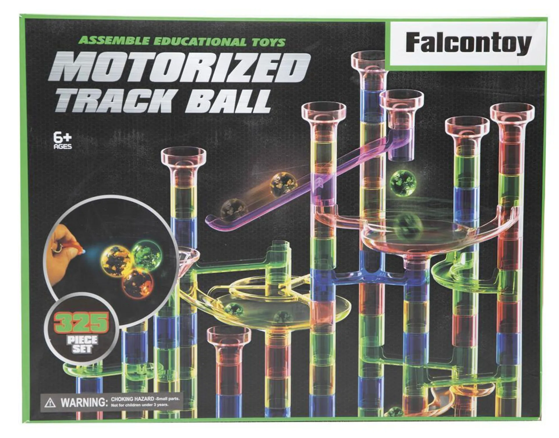 Motorized Glow Track Ball Set - 325 Piece