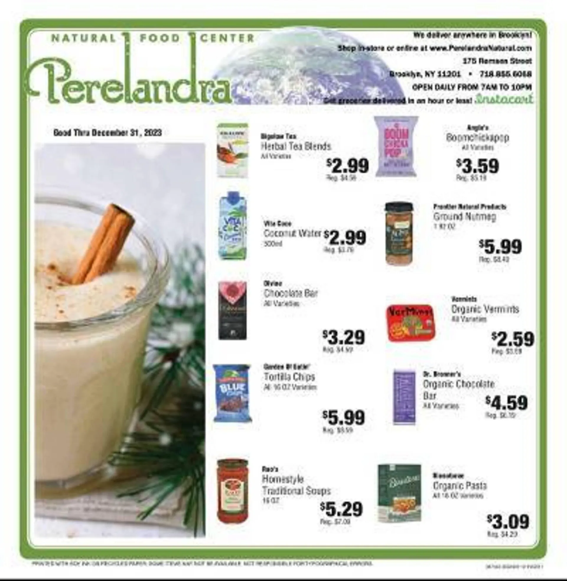 Perelandra Natural Food Center Weekly Ad - 1