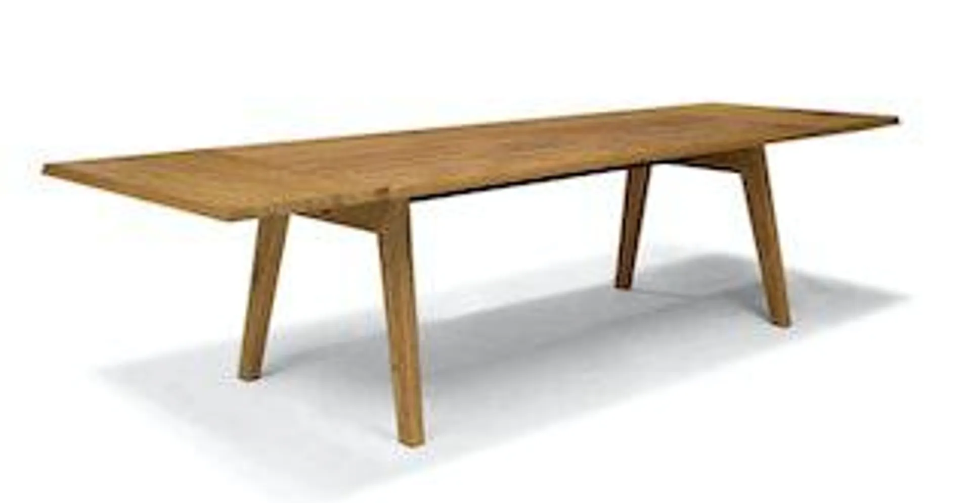 Madera Oak Dining Table, Extendable