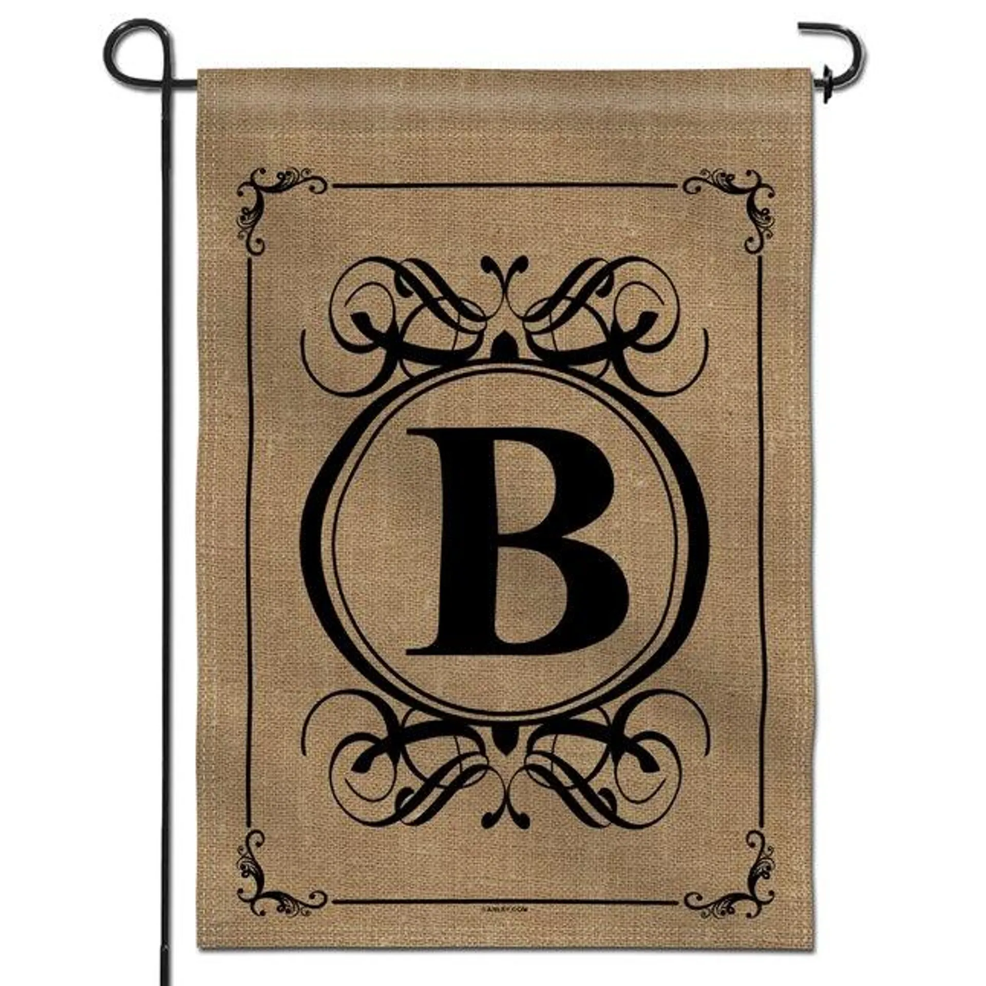 Anley Monogram Letter B Garden Flag 1-ft W x 1.5-ft H Garden flag