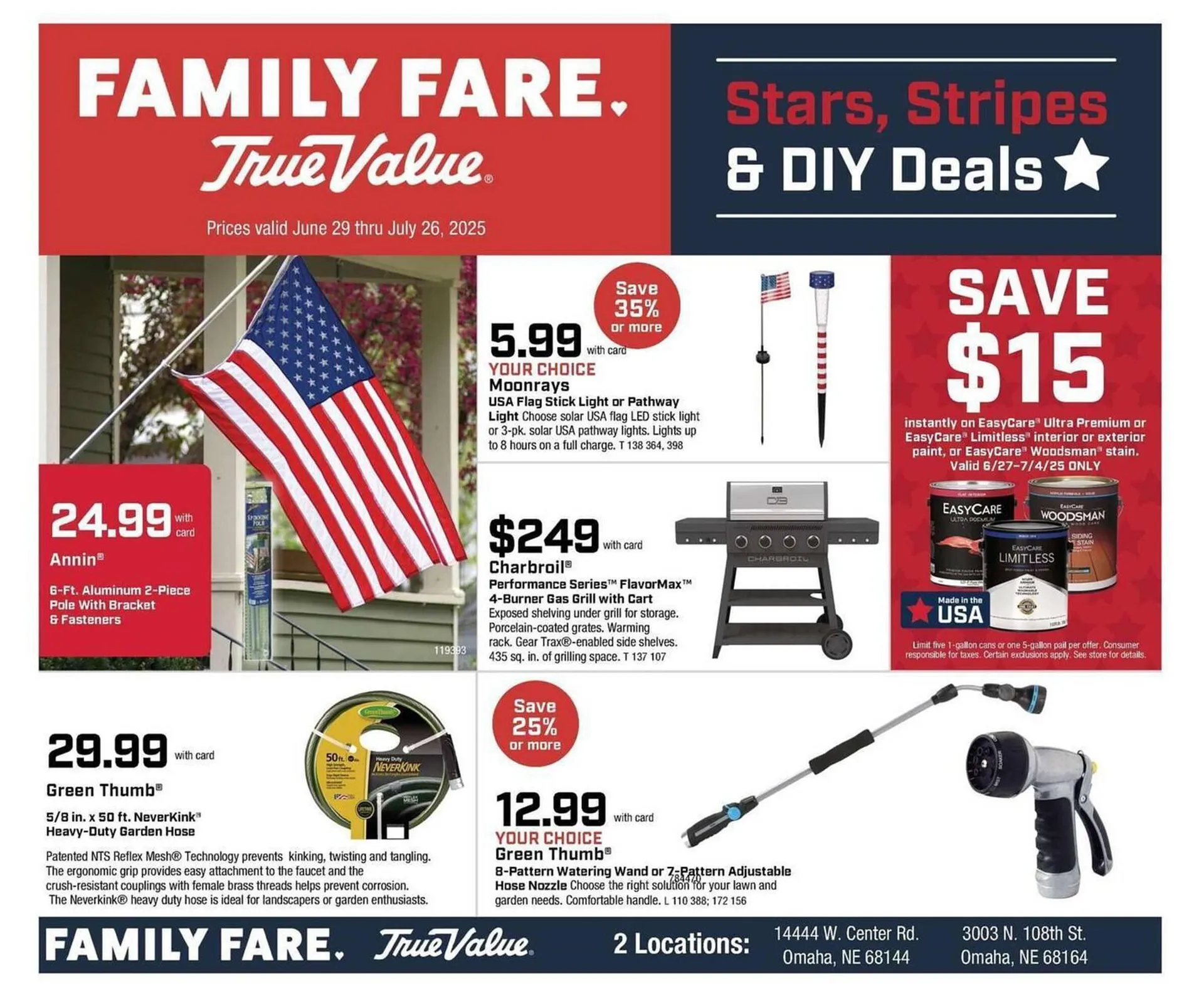 Weekly ad Family Fare Weekly Ad from June 29 to July 26 2025 - Page 1