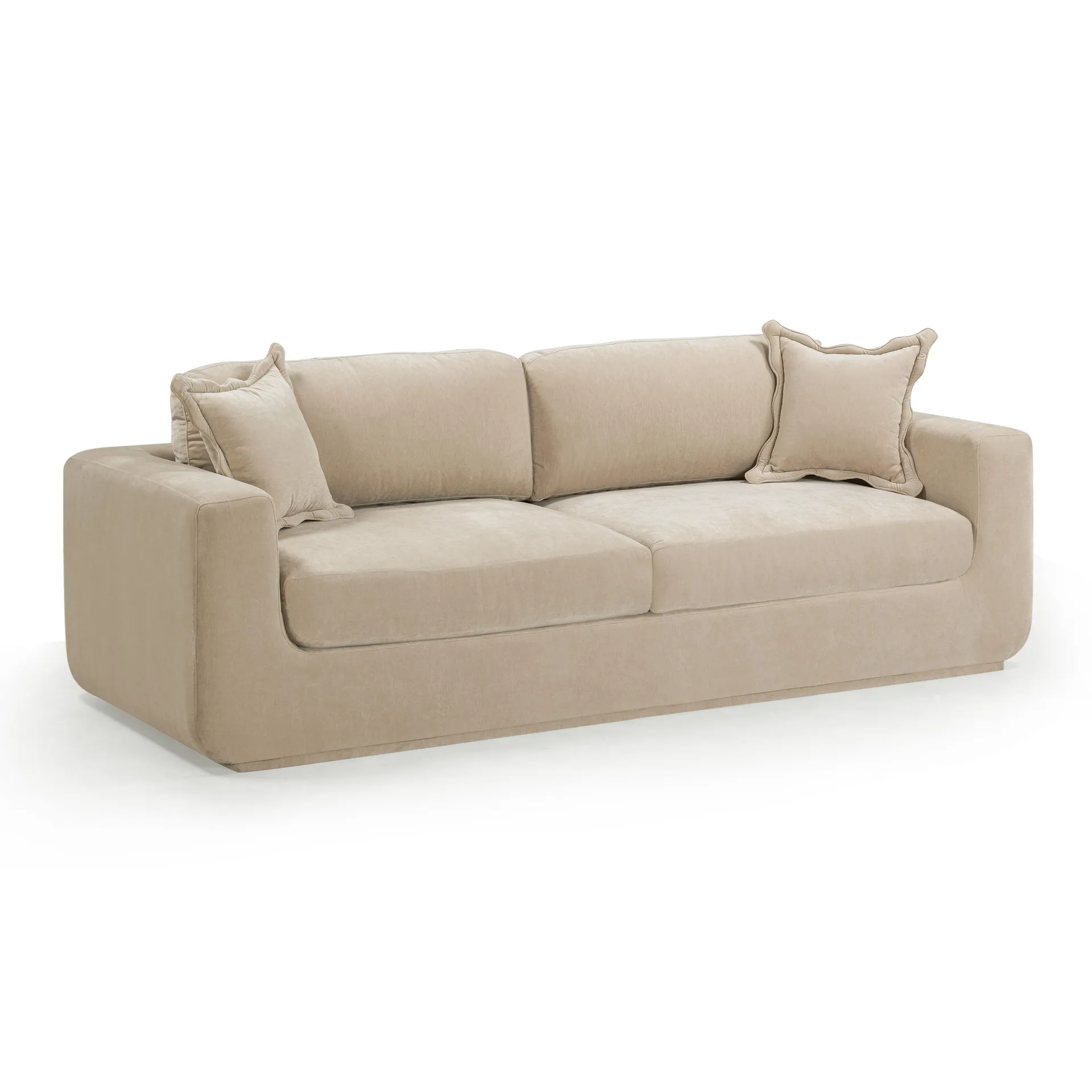 Miri Upcycled Washed Velvet Sofa