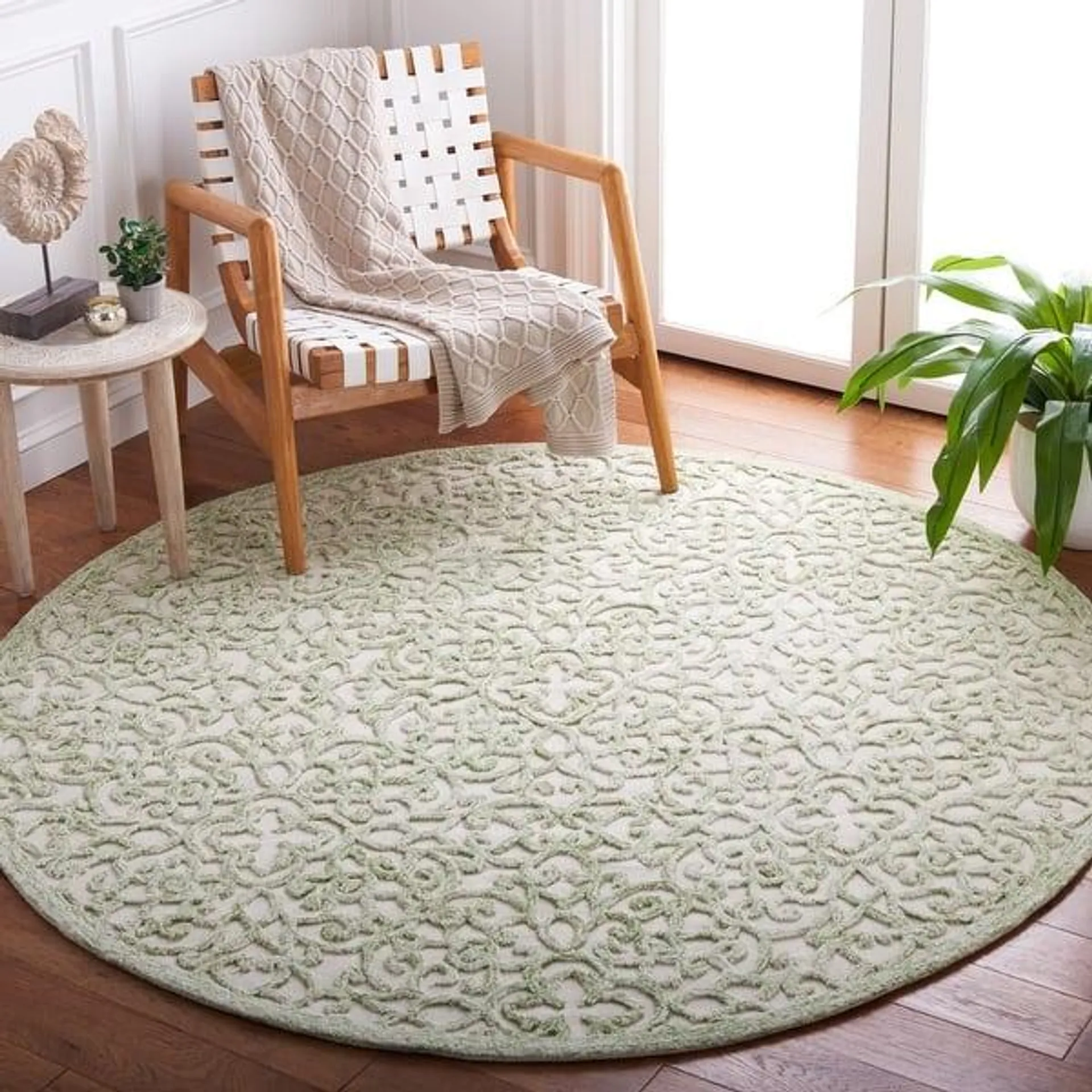 SAFAVIEH Handmade Trace Megane Modern Wool Rug