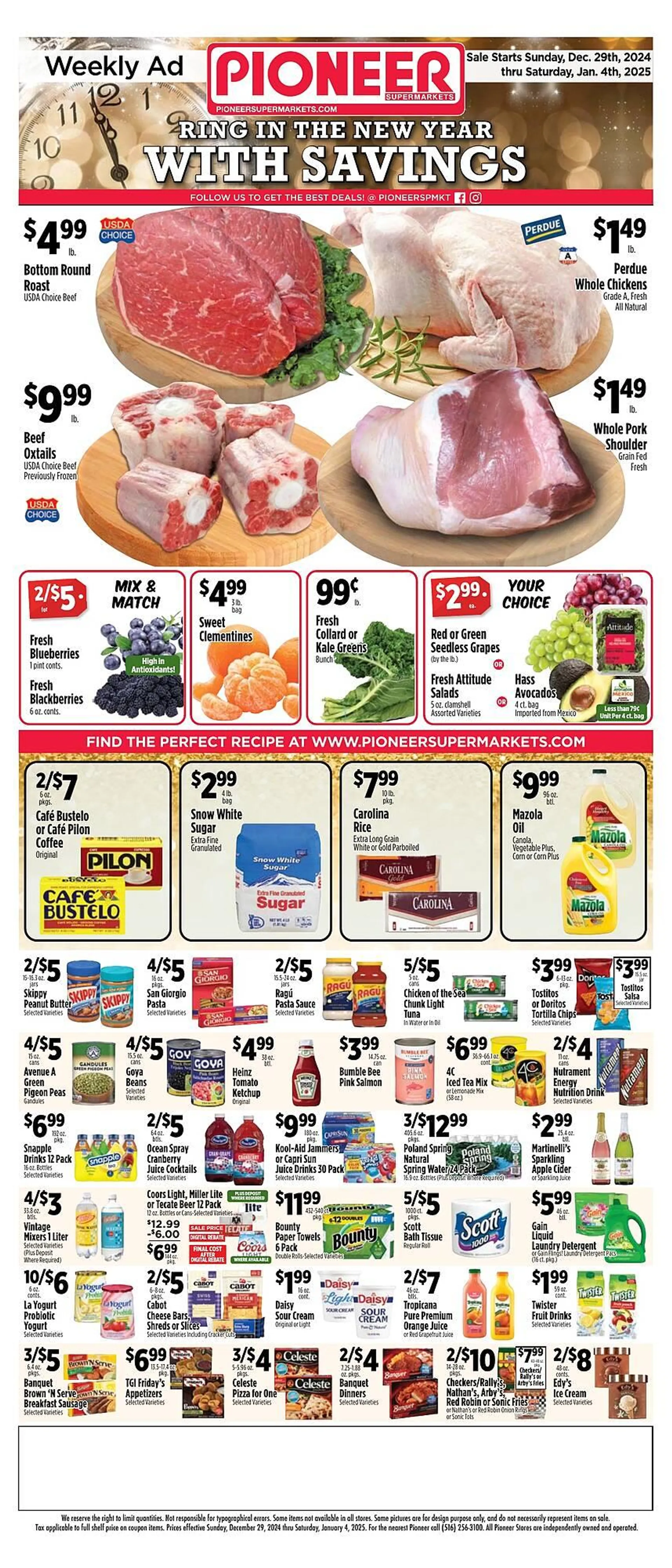 Pioneer Supermarkets Weekly Ad - 1