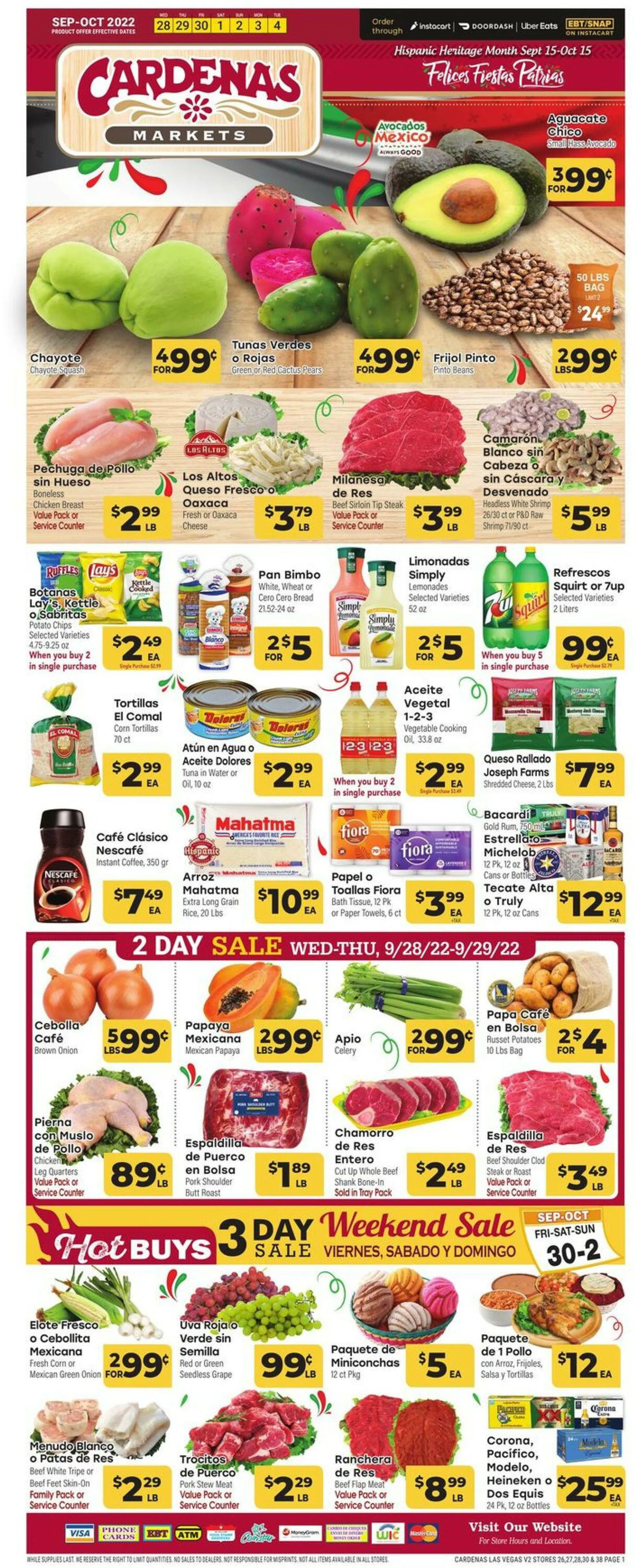 Cardenas Current weekly ad - 1