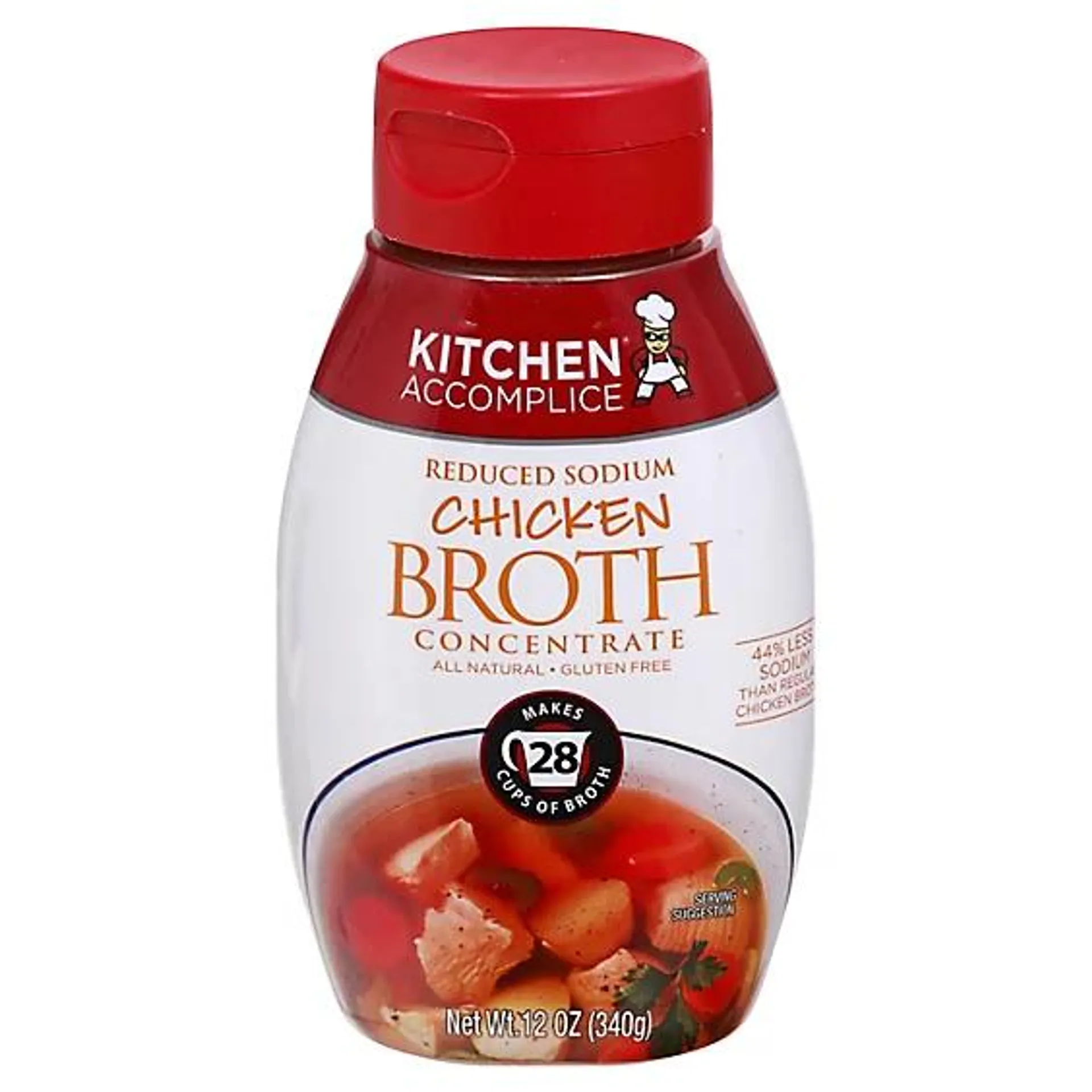 Kitchen Accomplice Broth Concentrate Reduced Sodium Chicken - 12 Oz