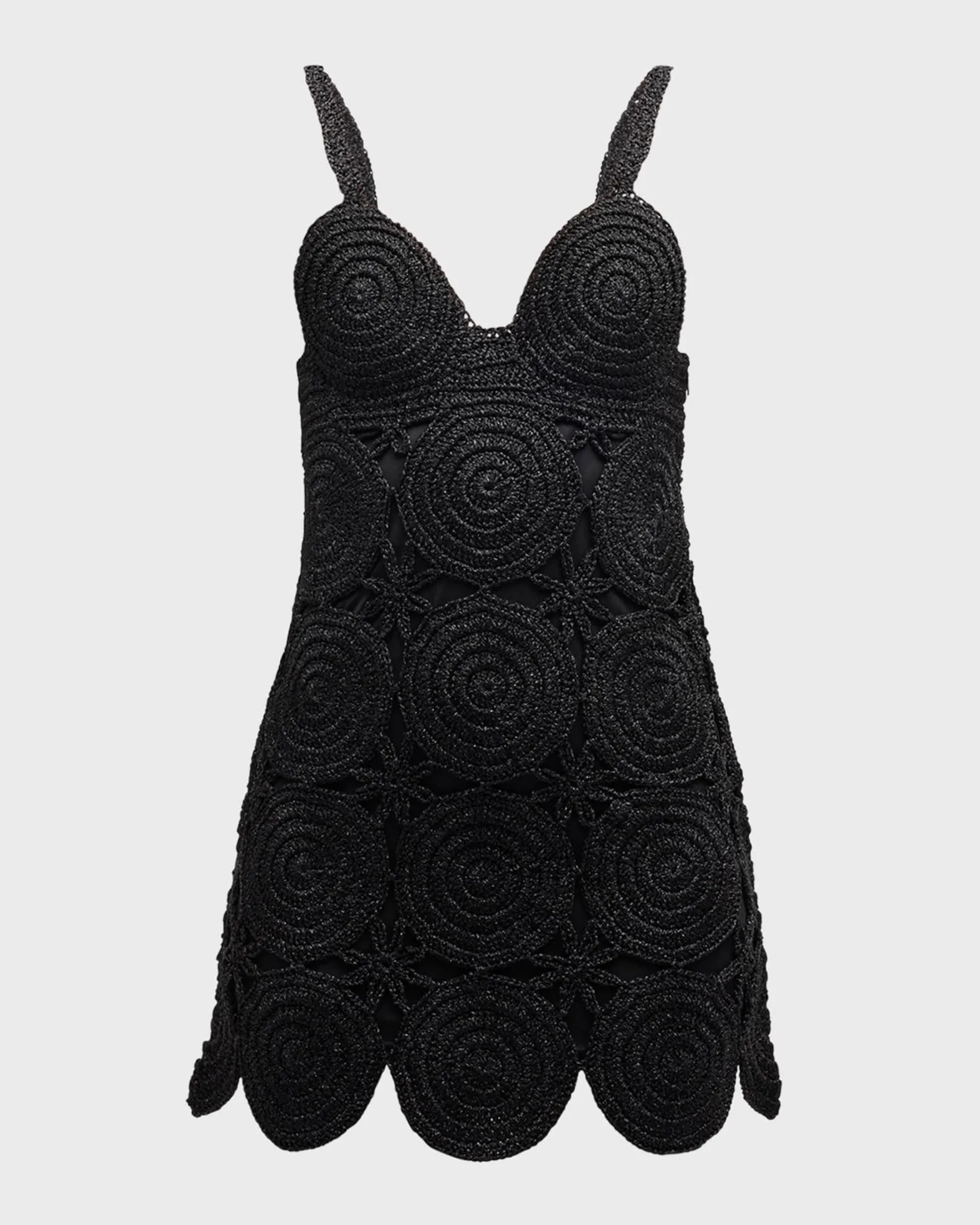 Beep Beep Crochet Mini Dress