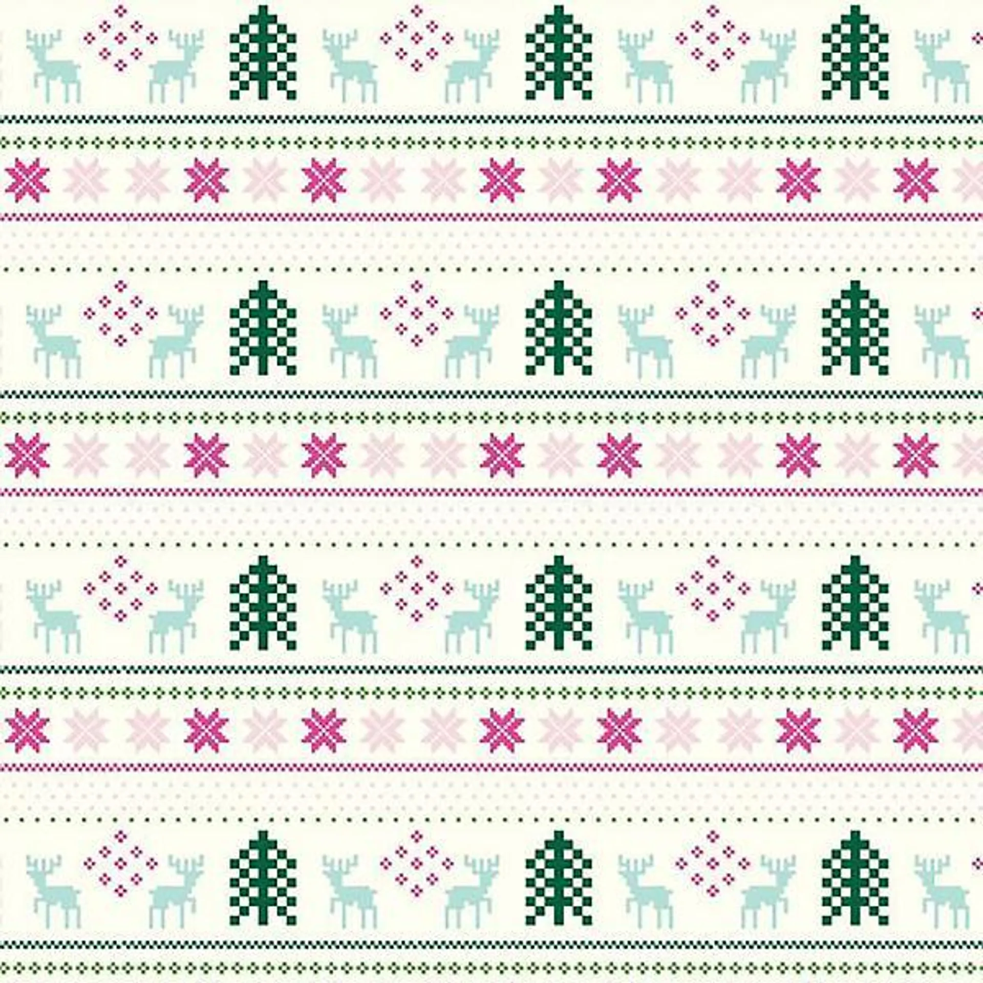 Mara-Mi Pixel Sweater Print Wrapping Paper