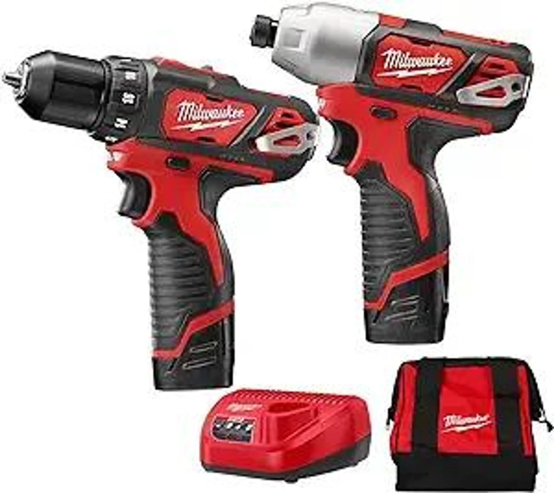 M12 Drill/Impact Combo Kit - Milwaukee 2494-22