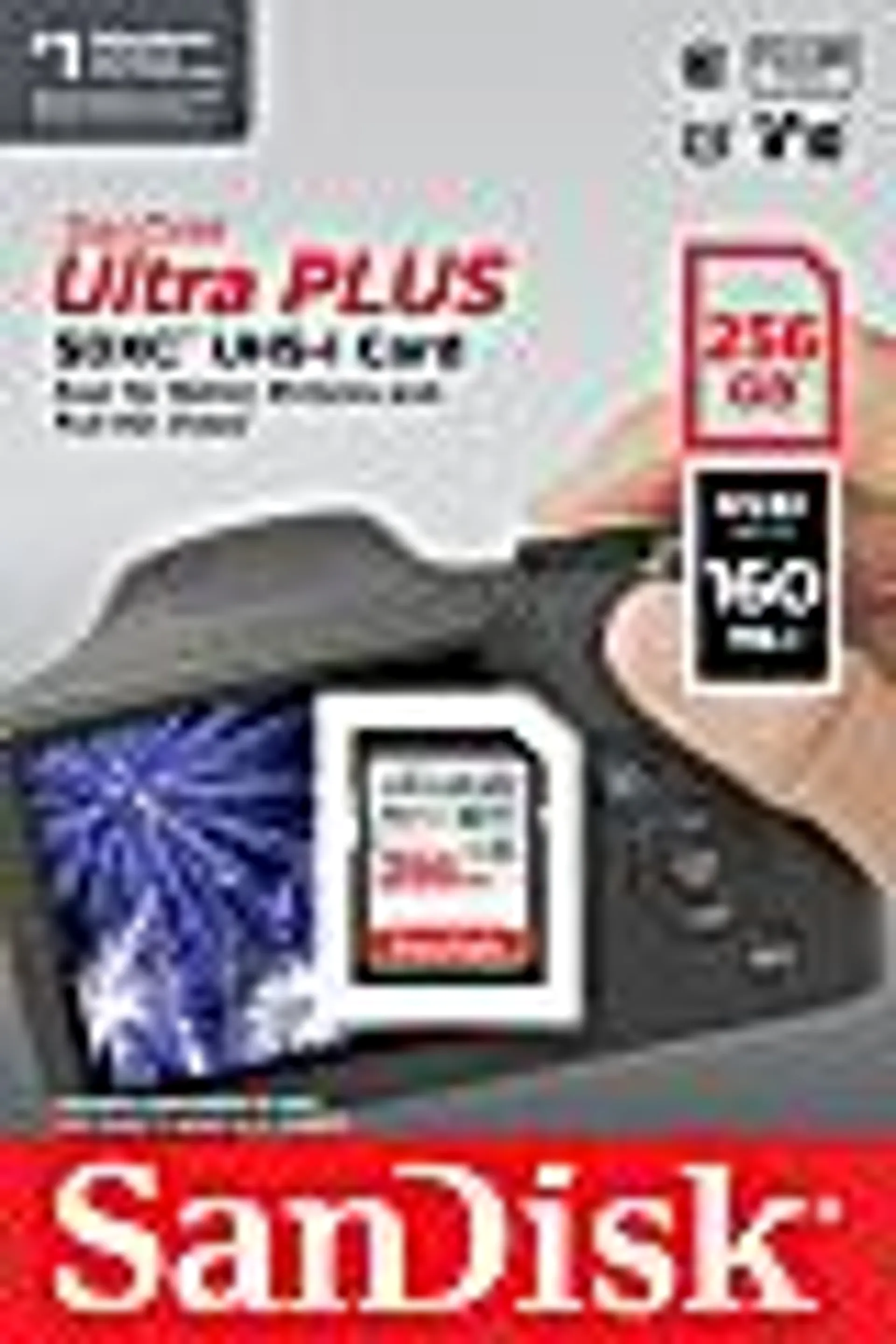 SanDisk® Ultra® PLUS SDXC™ Memory Card, 256GB