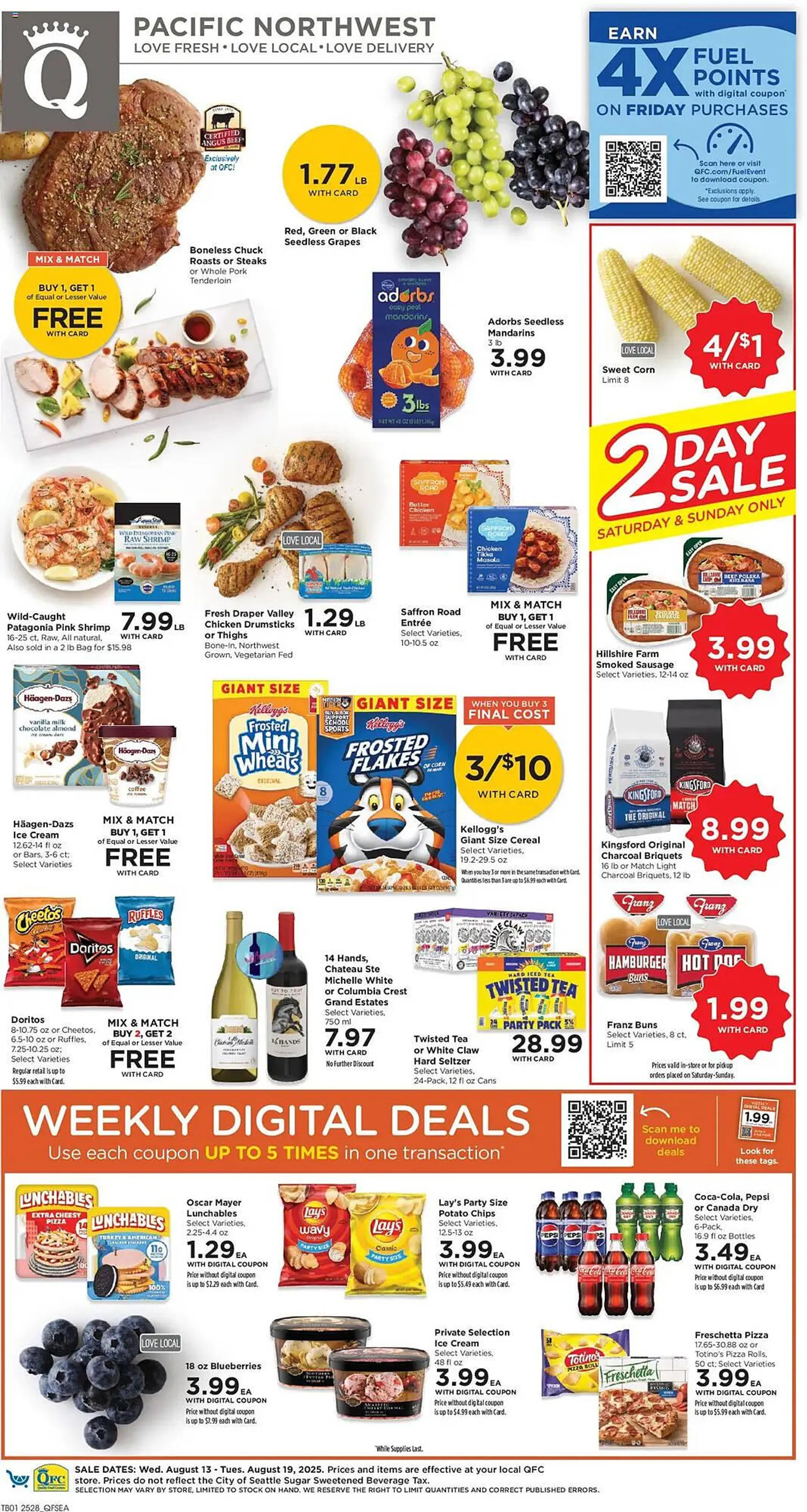 Weekly ad QFC Weekly Ad from August 13 to August 20 2025 - Page 1