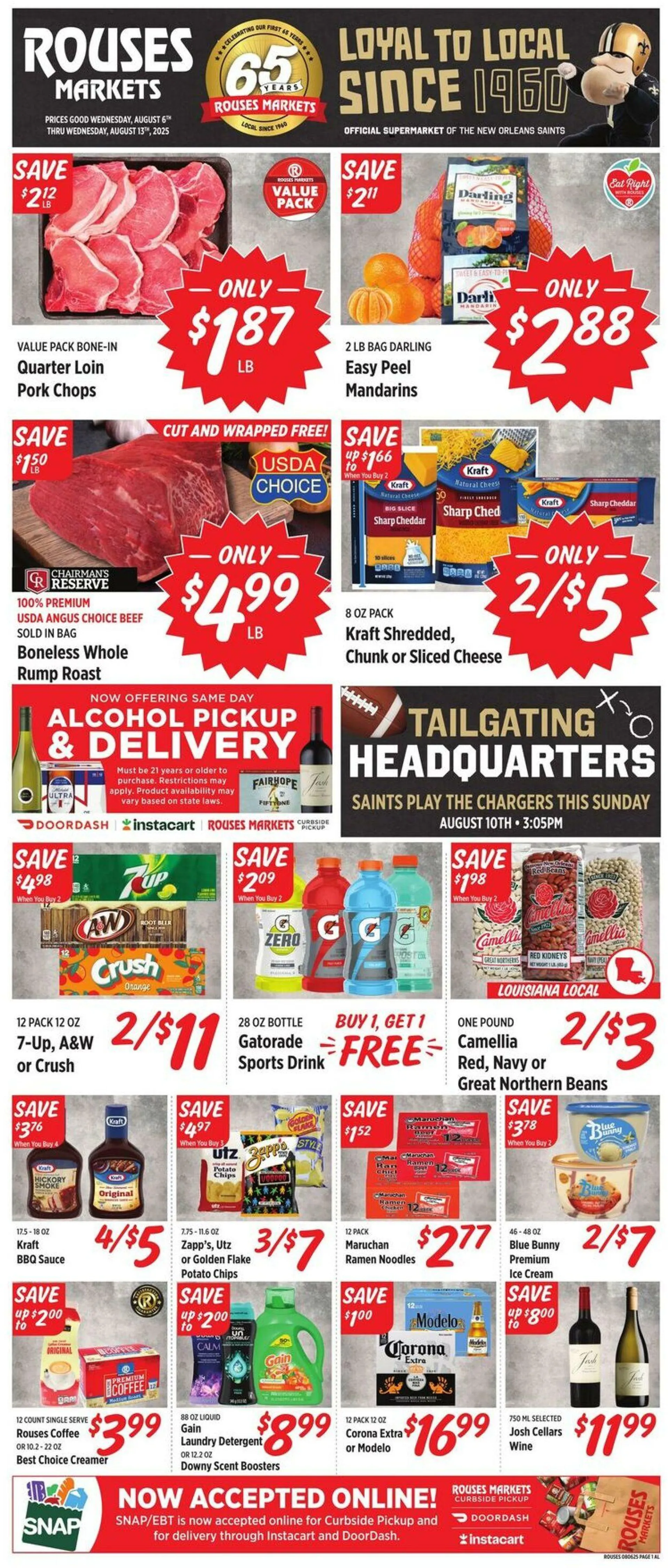 Weekly ad Rouses Current weekly ad from August 6 to August 13 2025 - Page 1