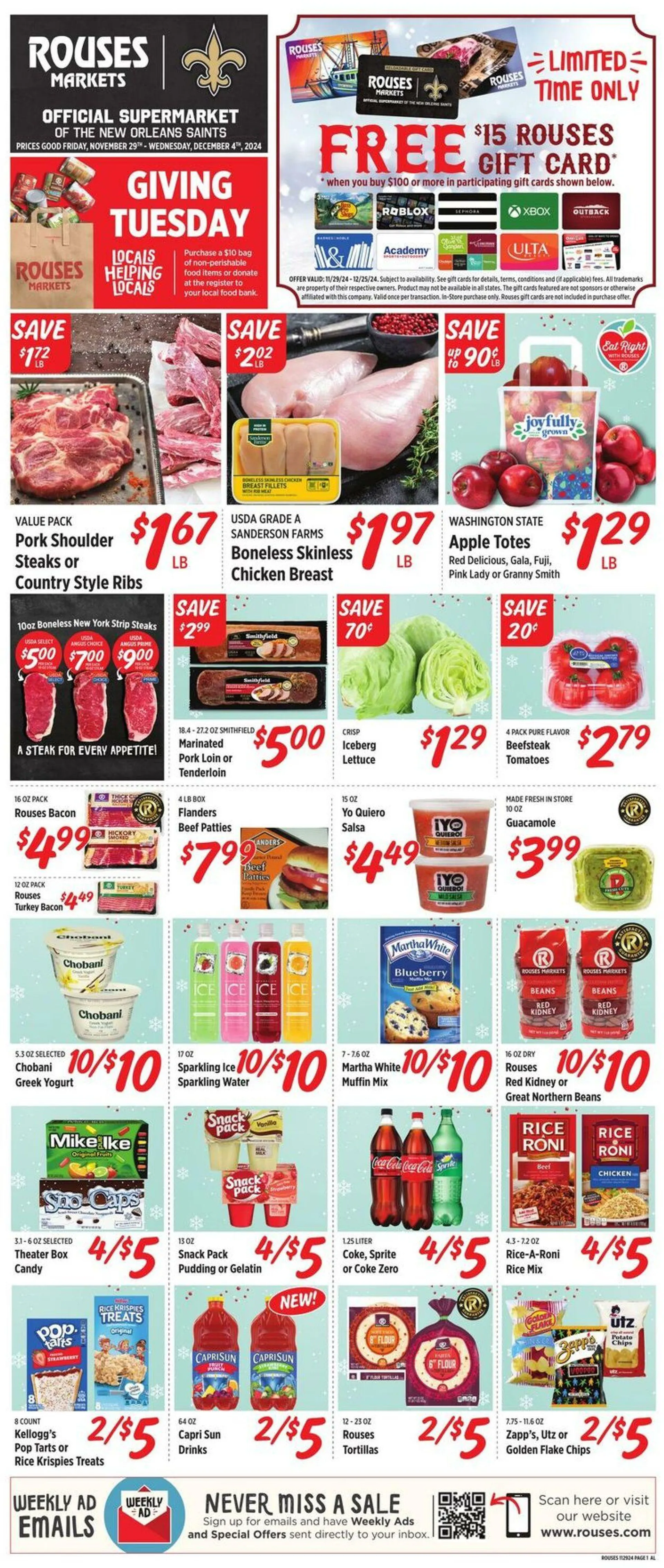 Rouses Current weekly ad - 1