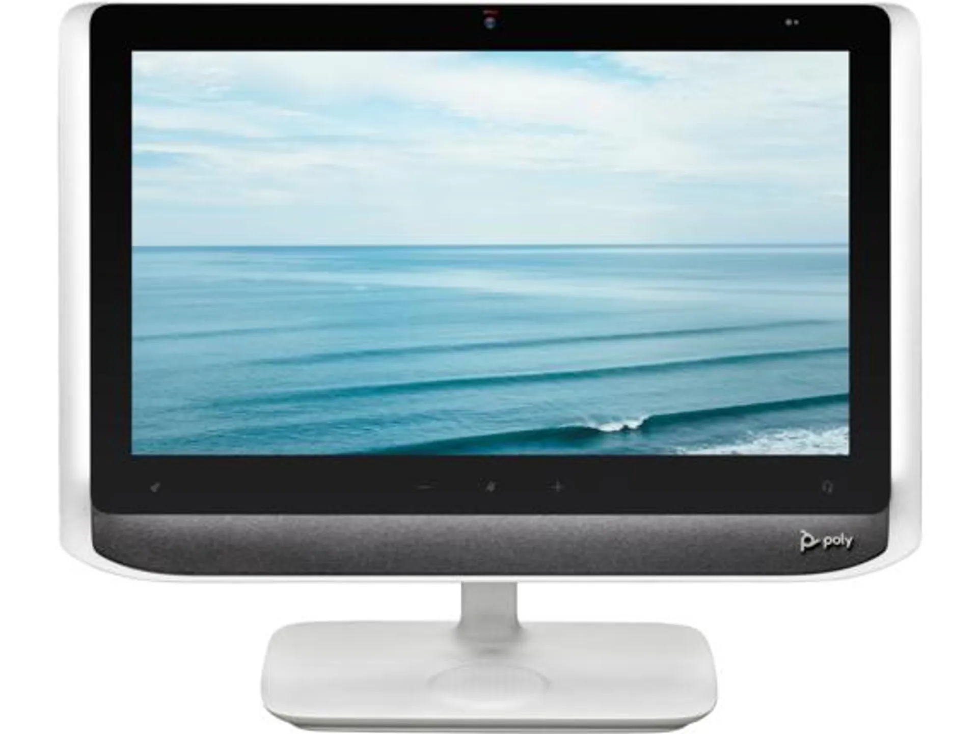 Poly Studio P21 21.5-inch Personal Meeting Display with integrated Stereo Speaker, 1080p Camera. Mic, Touchbar + Lighting