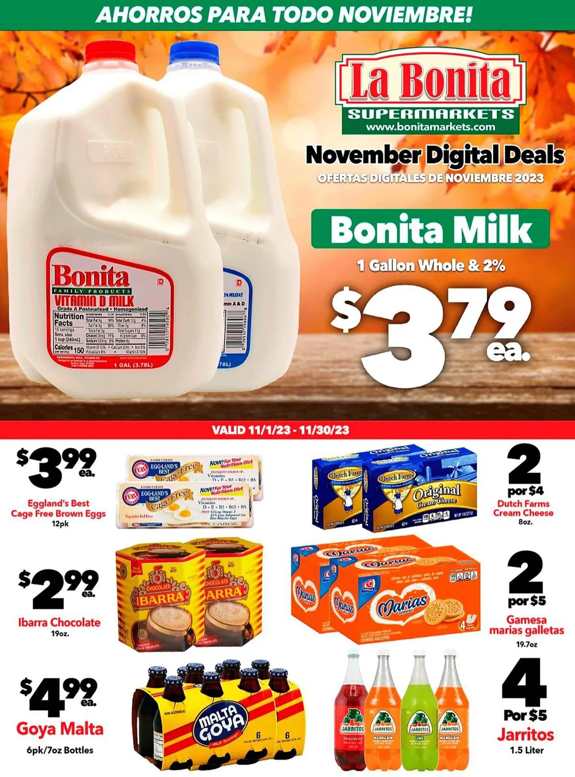 La Bonita Supermarkets Weekly Ad | La Bonita Supermarkets Deals | Valid ...