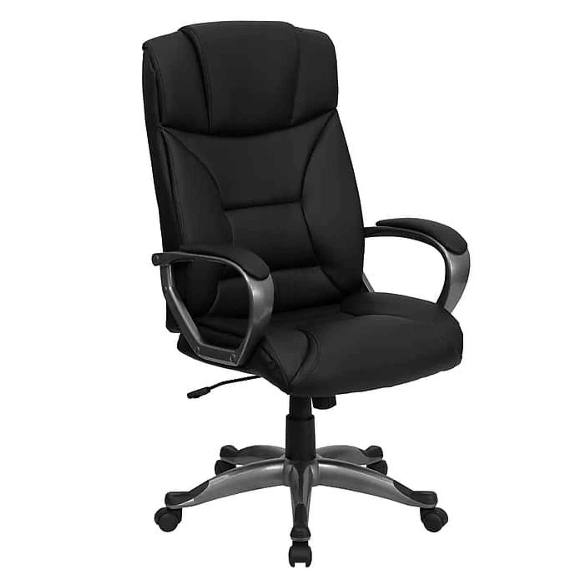 Flash Furniture Hansel Ergonomic LeatherSoft Swivel High Back Executive Office Chair,