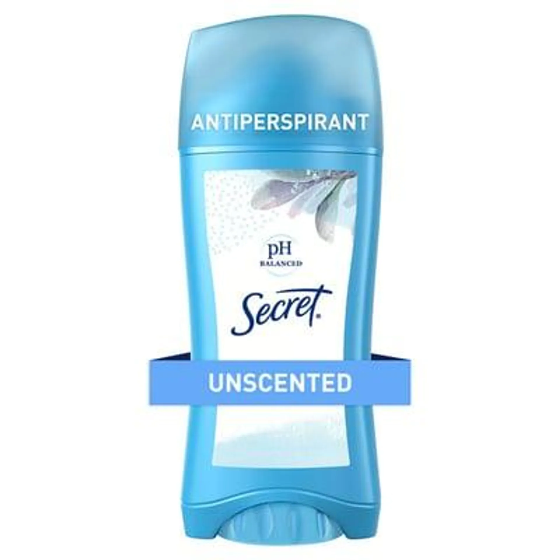 Secret, Invisible Solid Antiperspirant and Deodorant, Unscented, 2.6 oz